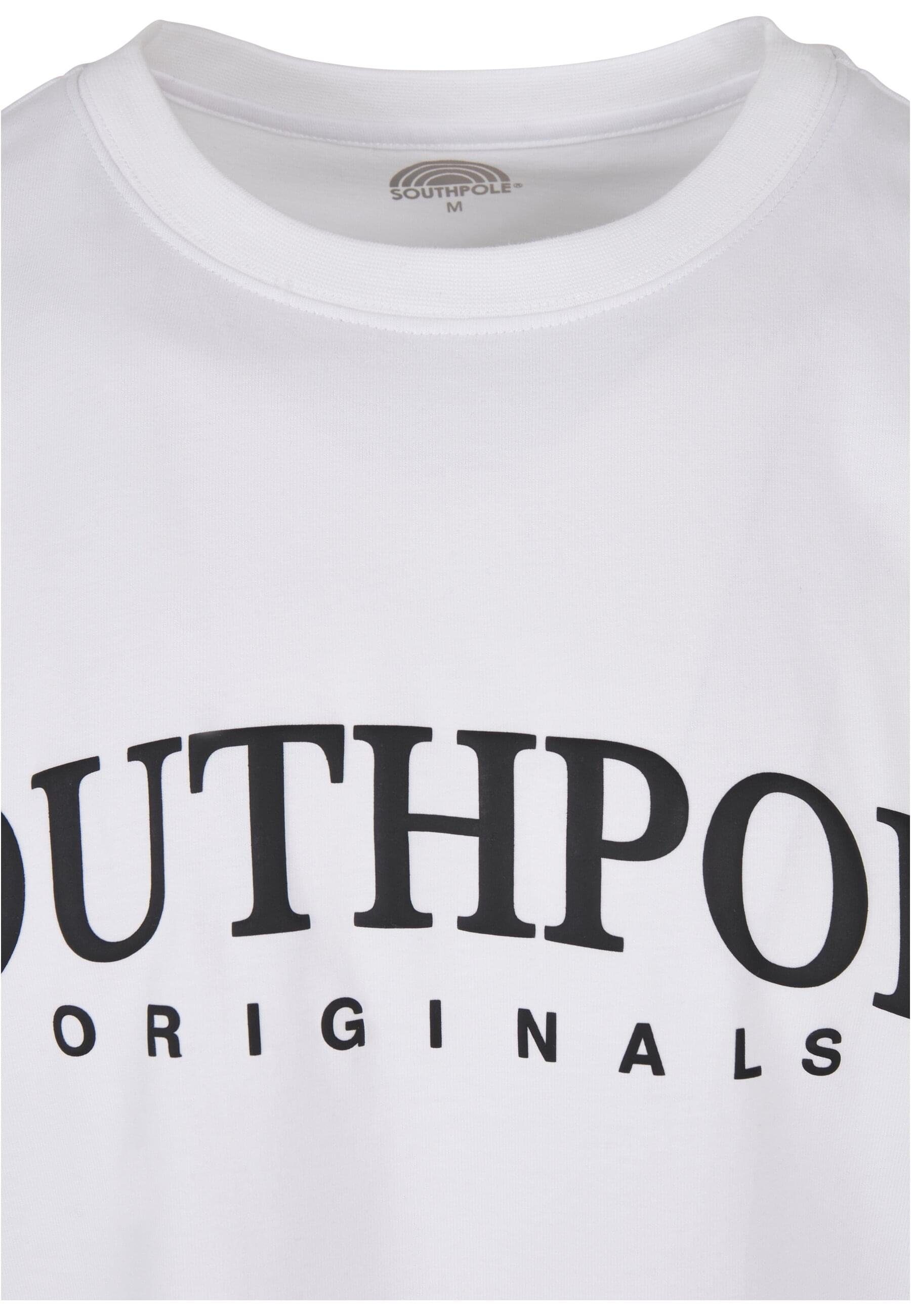T-Shirt Herren Puffer (1-tlg) Print Southpole Southpole Tee white