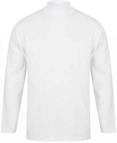 Henbury Langarmshirt Roll-Neck Long-Sleeve Herren T-Shirt