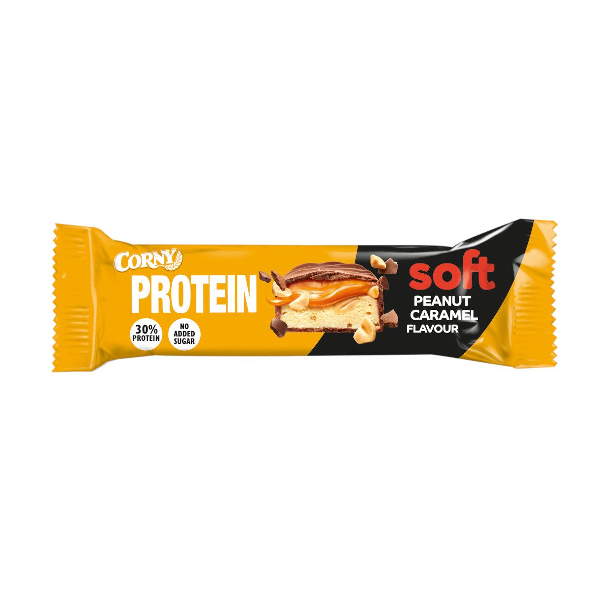 CORNY Cerealien, Corny Protein Soft Peanut Caramel eine köstliche Snackoption 45g