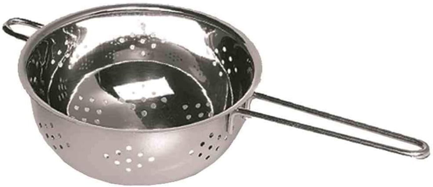 Karl Krüger Seiher Stielseiher, 18 cm, Innen und außen hochglanzpoliert, (1-St)
