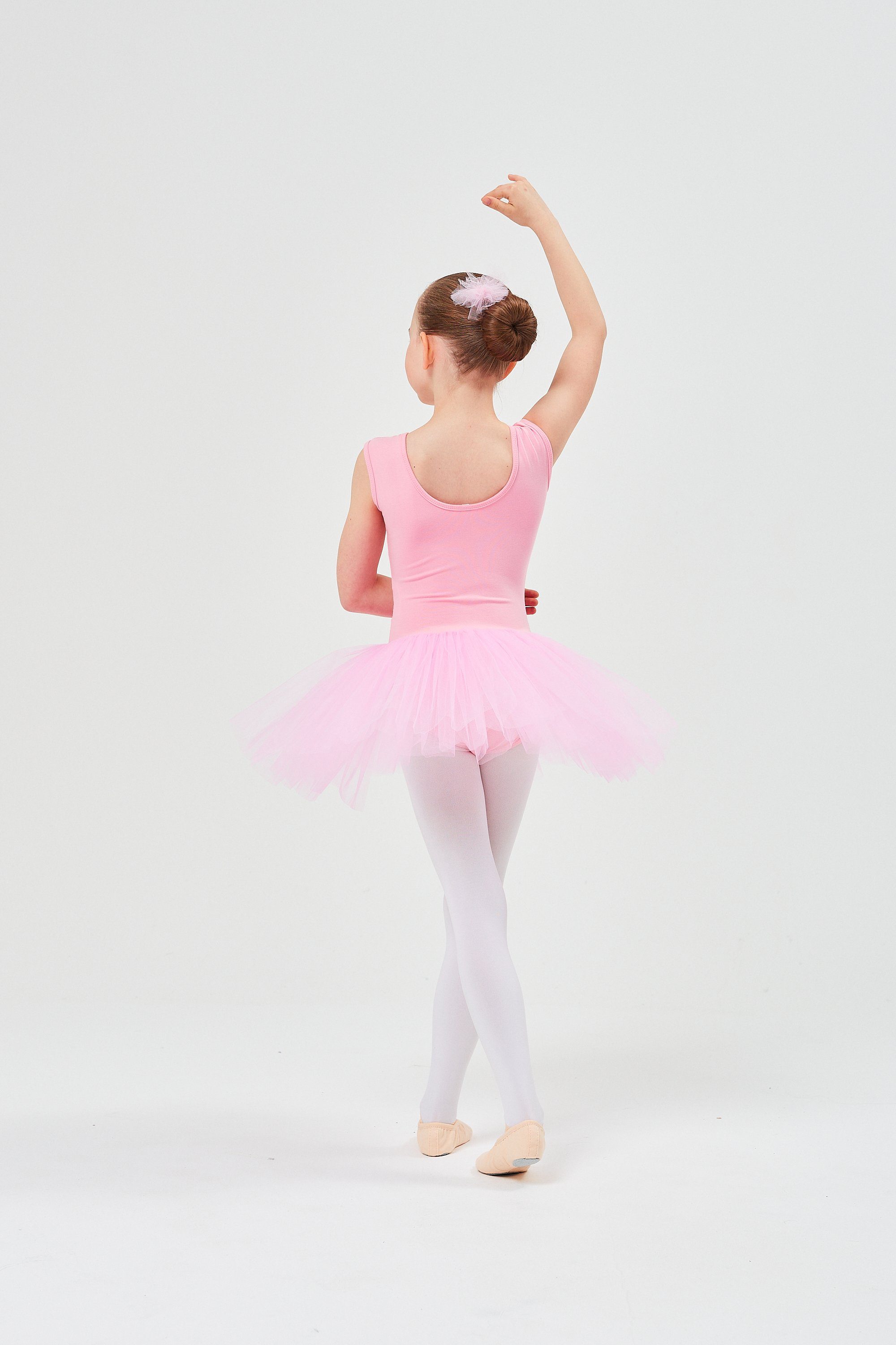 tanzmuster Tüllkleid Mädchen Tutu mit rosa langem aus Ballettkleid Ballett Spitzeneinsatz für Baumwolle weicher mit Tüllrock
