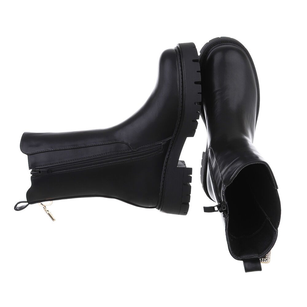 Ital-Design Damen Freizeit Plateaustiefelette (87284035) Blockabsatz günstig online kaufen