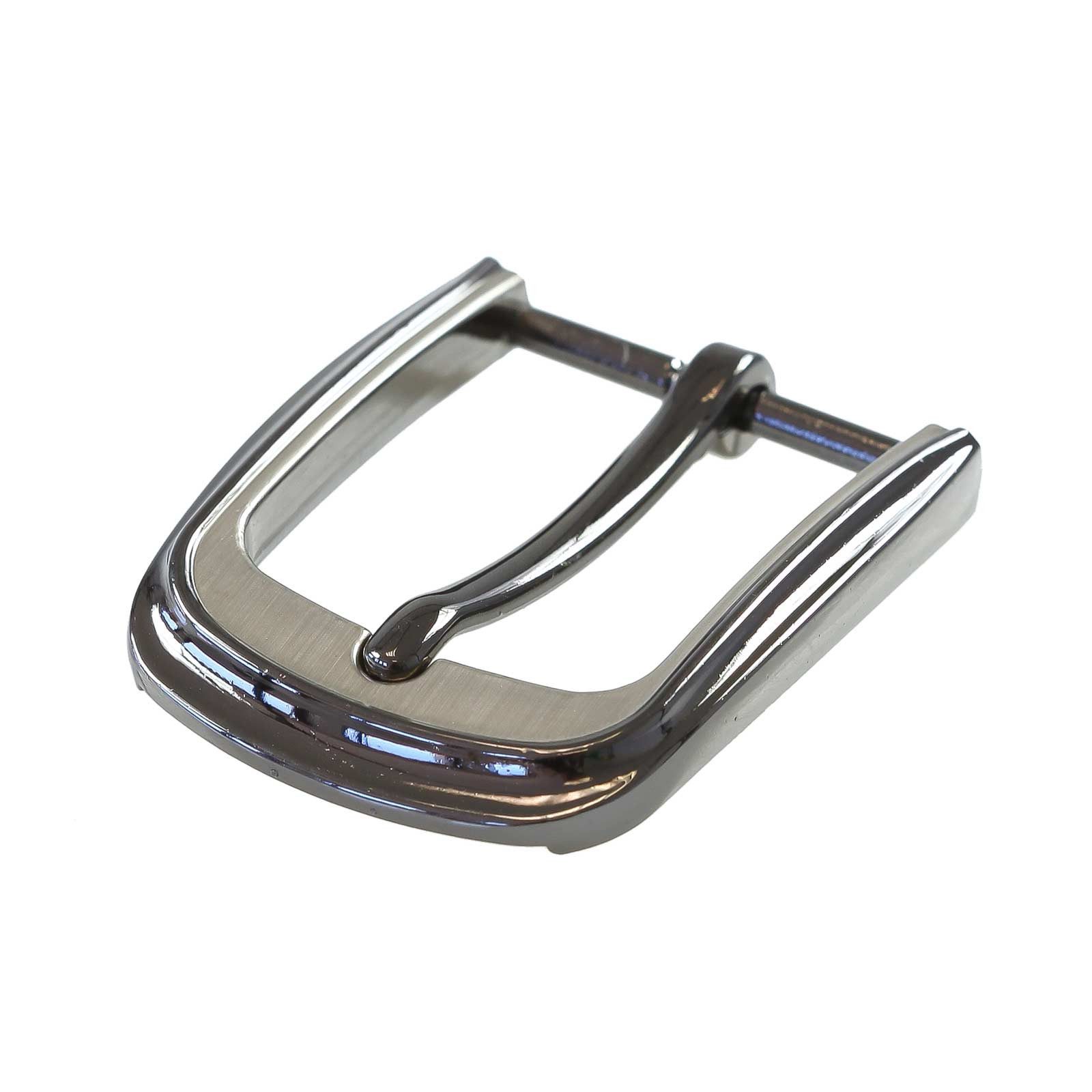 maDDma Gürtelschnalle aus Metall 30mm in silber Gürtelschließe Gurtstecker (Einzeln, 1-tlg)