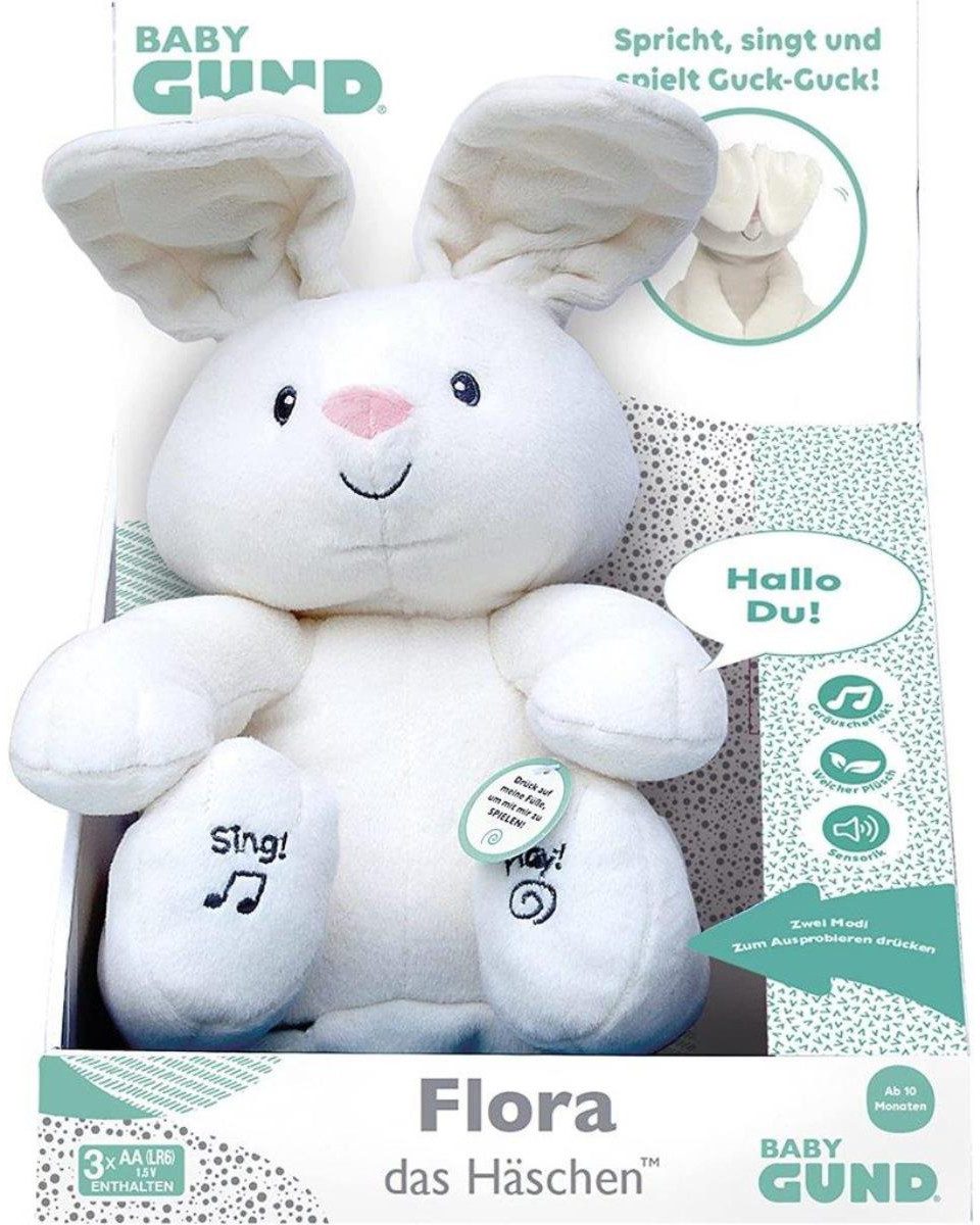 Gund Plüschfigur Flora, das singende und sprechende Häschen (30cm)