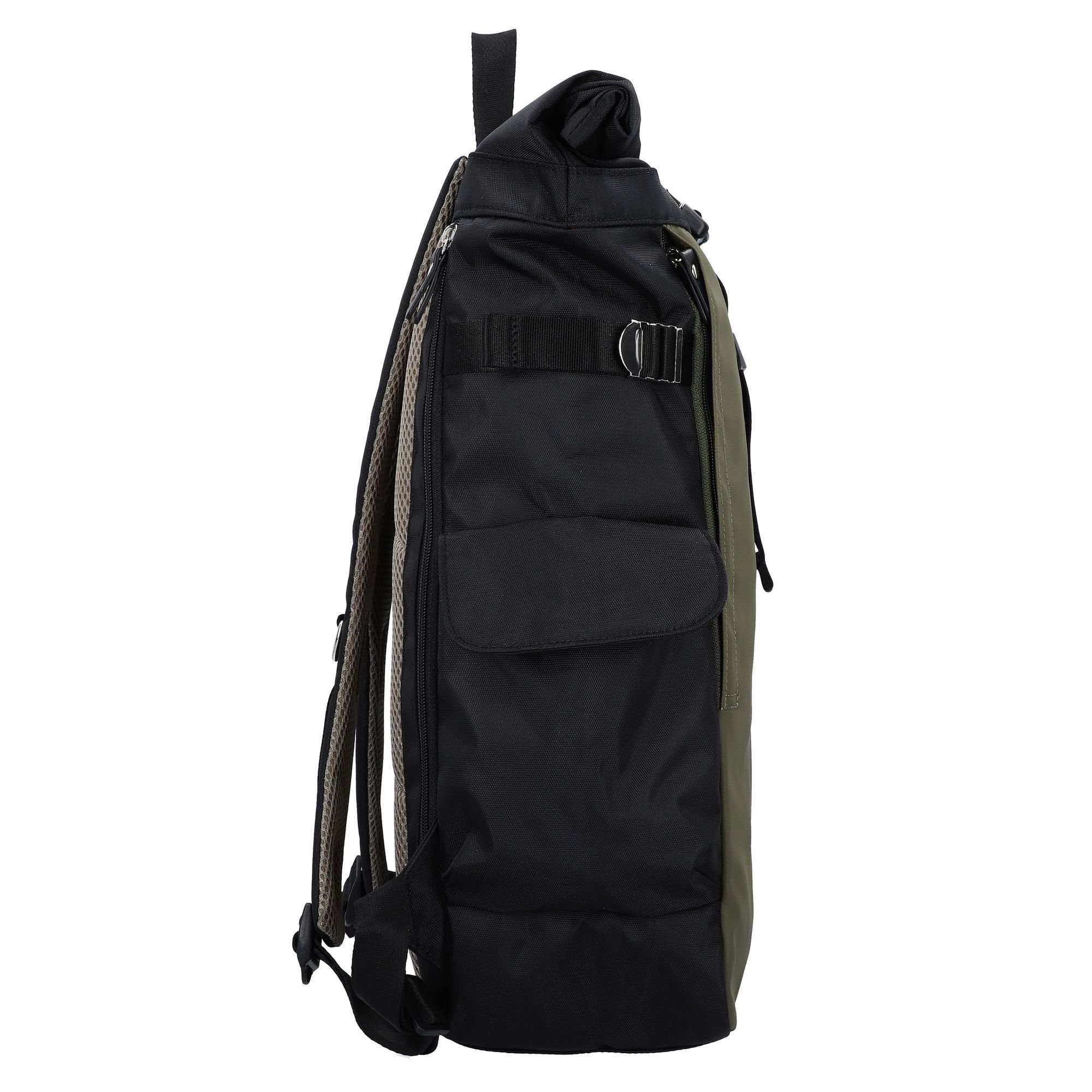 Naka, Polyester Label Harvest gunmetal Daypack