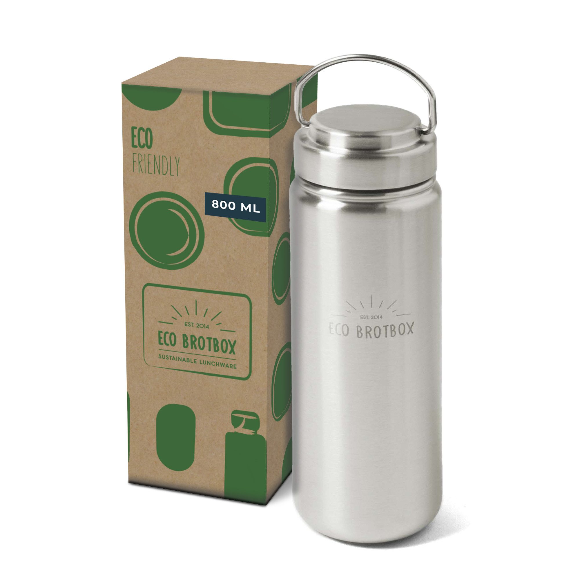 ECO Brotbox Trinkflasche Trinkflasche ZEN2 (0,8 L)