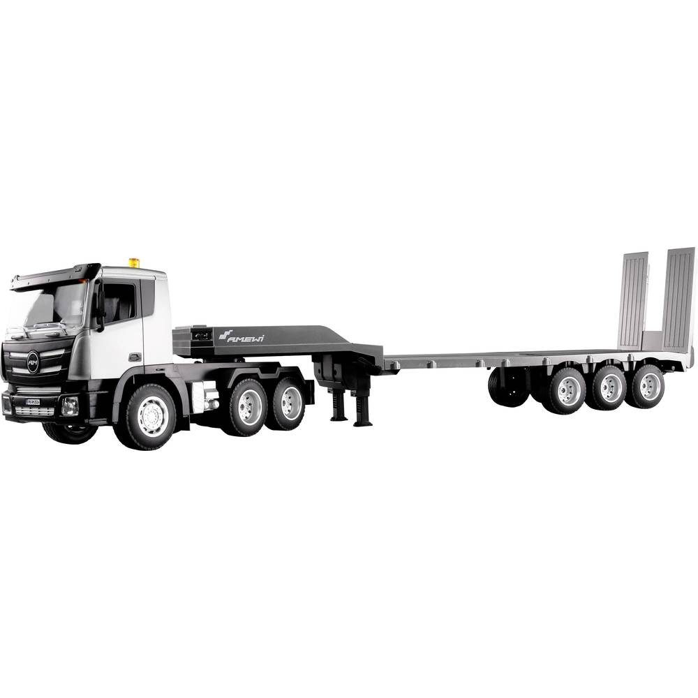 RC-Traktor Zugmaschine mit Tieflader 1:24 RTR