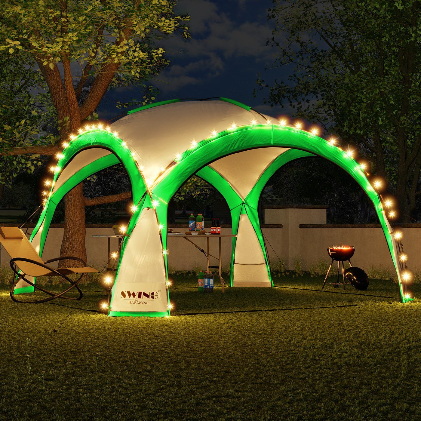Swing&Harmonie Faltpavillon LED Event Pavillon XXL günstig online kaufen