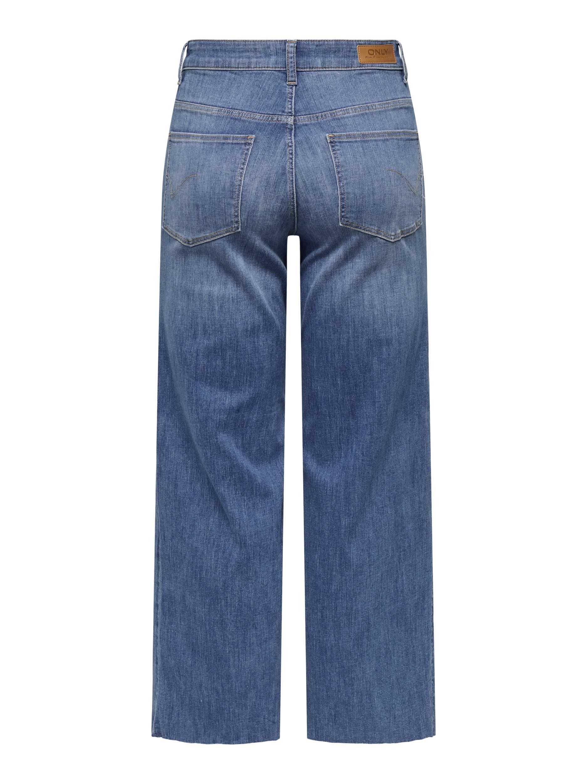 ONLY Chinos ONLANN-MADISON HW CROP WD DNM SOO61, Medium Blue Denim günstig online kaufen