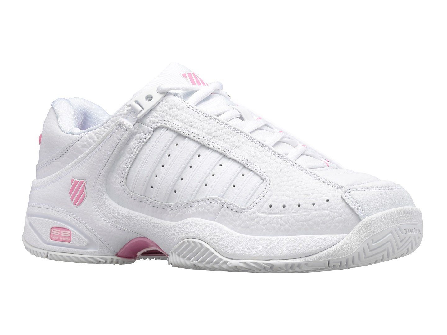K-Swiss Performance Defier RS Allcourt (Stabil) weiss/pink Damen Tennisschuh