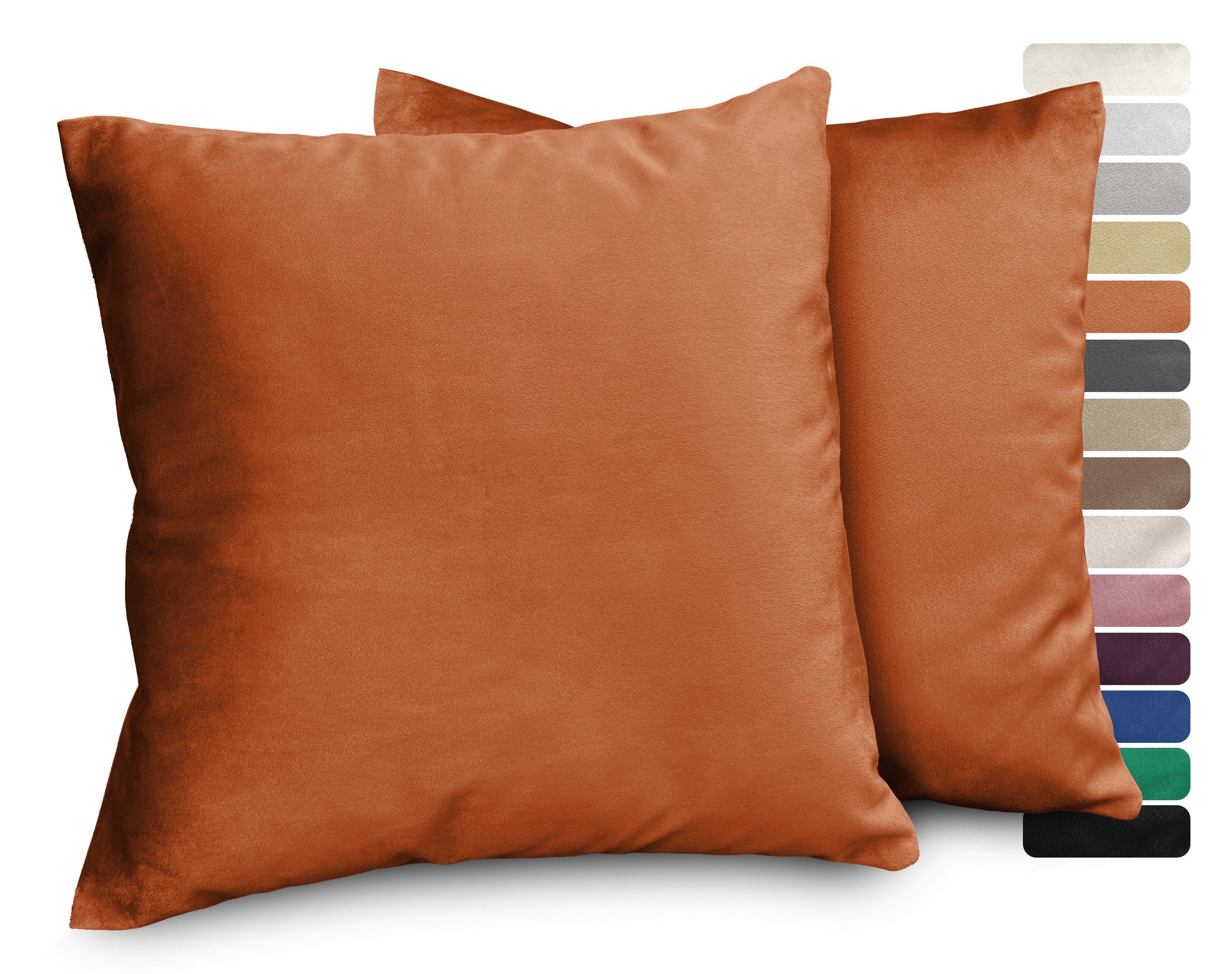 Beautex Kissenhüllen Samt Kissenhüllen 2er Set, günstig online kaufen