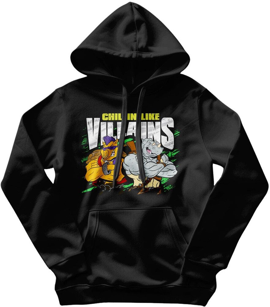 Teenage Mutant Ninja Turtles Hoodie Rocksteady & Bebop - Chillin' Like Villains Hoodie