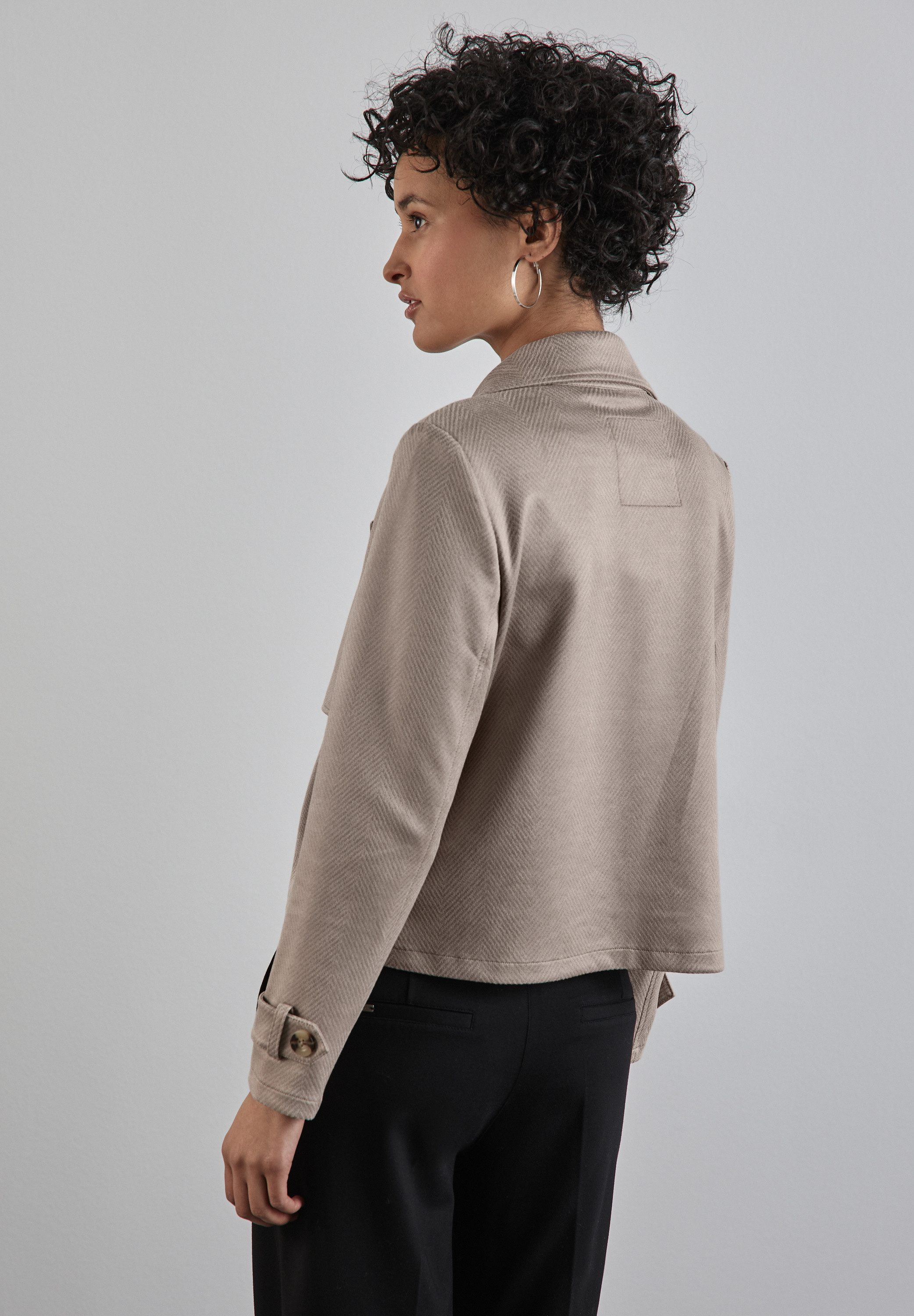 STREET ONE Jackenblazer im Velours-Look günstig online kaufen