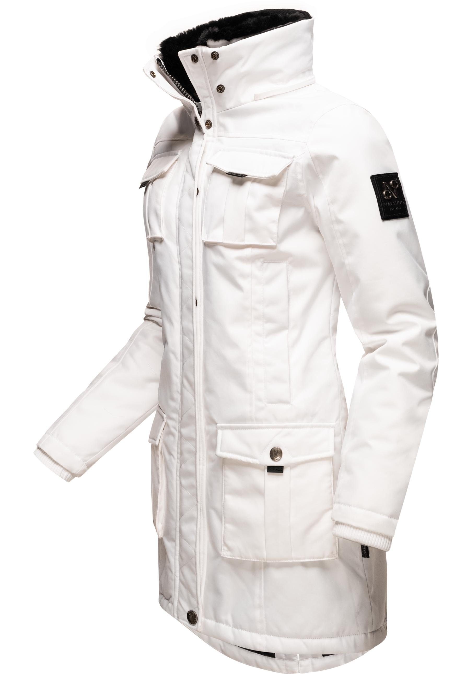 Navahoo Wintermantel Tiniis Parka mit abnehmbarer Kapuze und extra Einkaufstasche