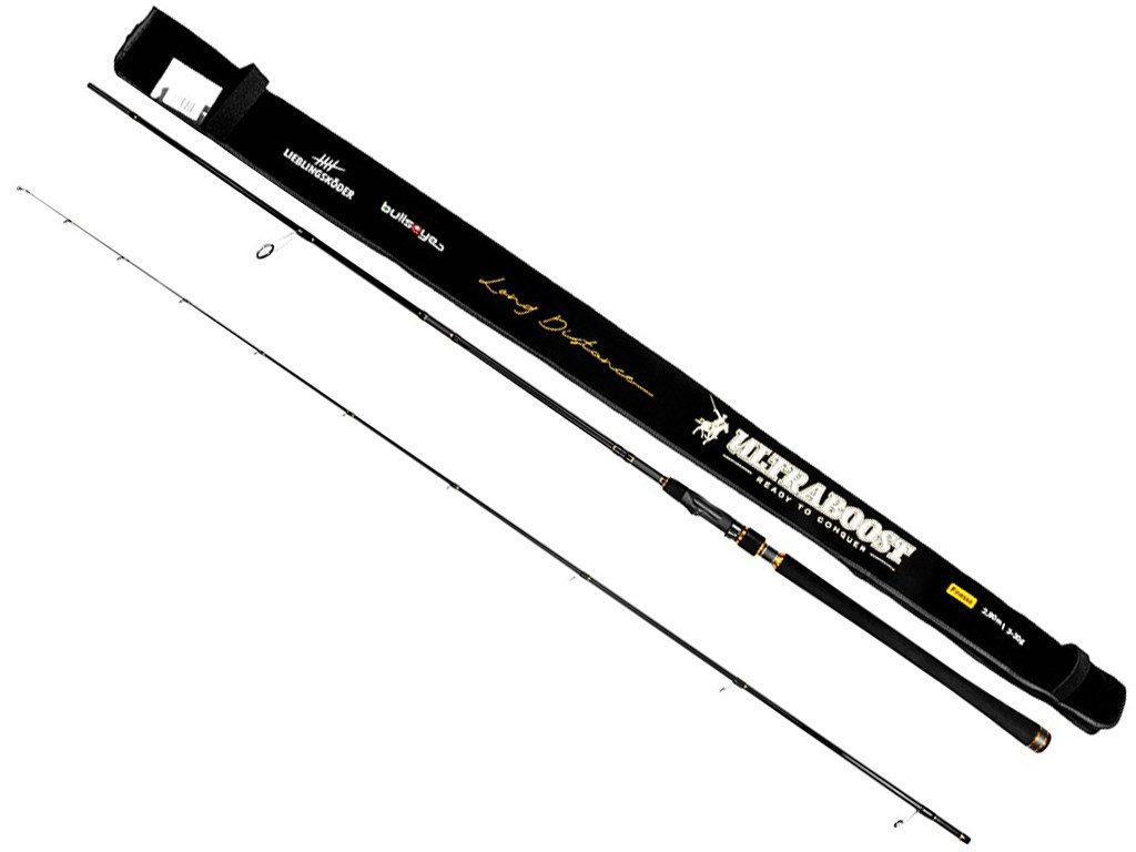 Lieblingsköder Spinnrute ULTRABOOST Finesse 2,80 m - 3 bis 30 g, (2-tlg., Lieblingsköder Стержниschutz), Geeignet für kleine SpinMads, Gummifische und sämtliche Finesse-Rigs