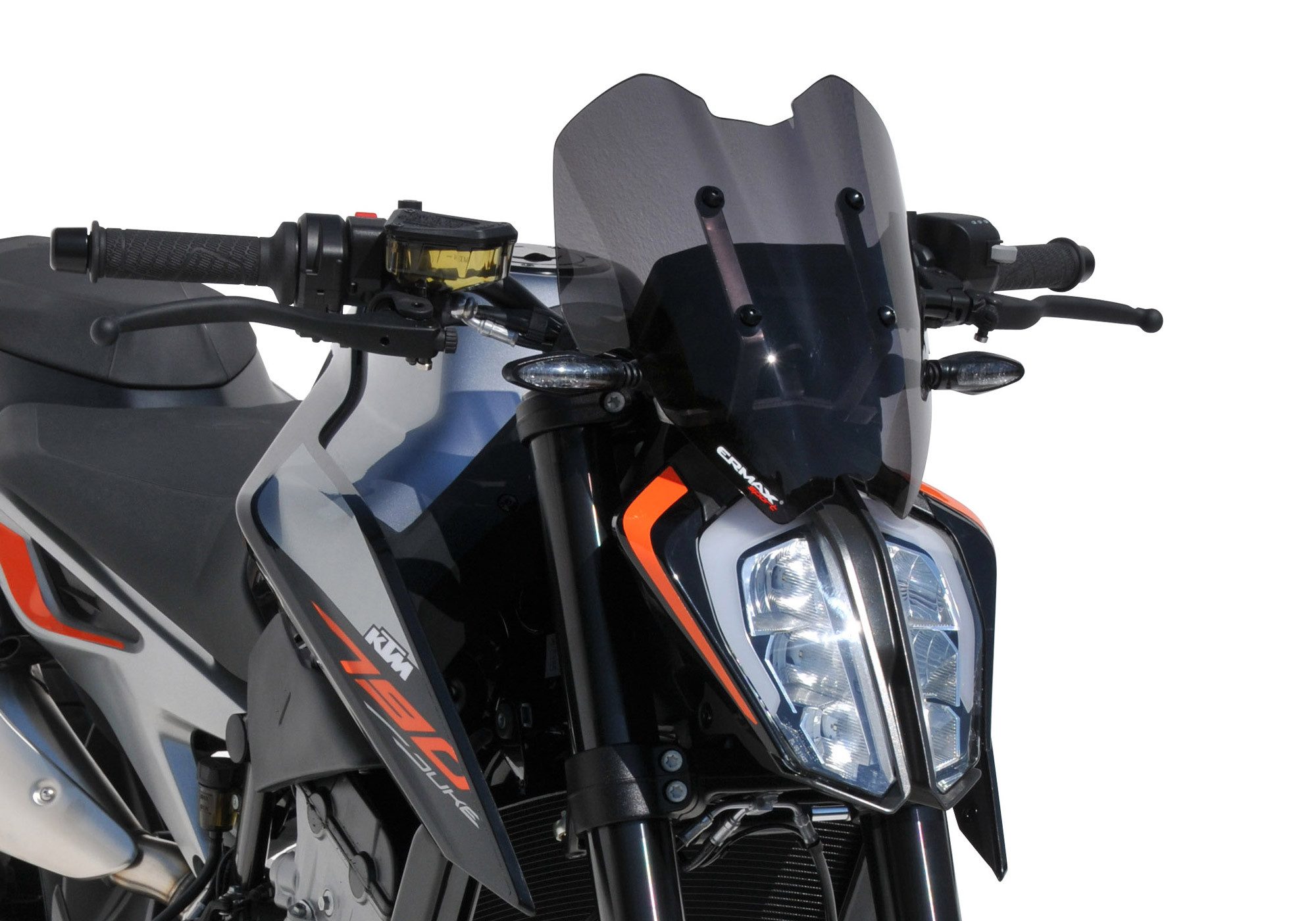 ERMAX Auspuff-Flexrohr ERMAX Naked-Bike-Scheibe Sport Acrylic (PMMA)