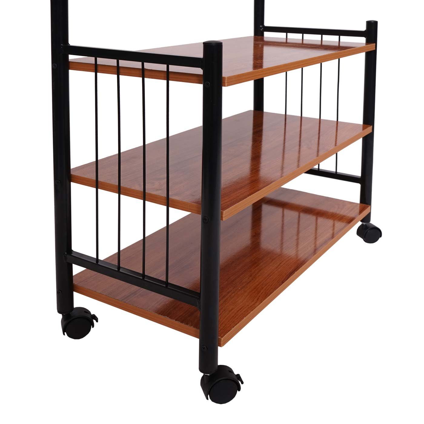 MCW Garderobenpaneel Victoria, 3 Ablagefächer, Inkl. Kleiderstange