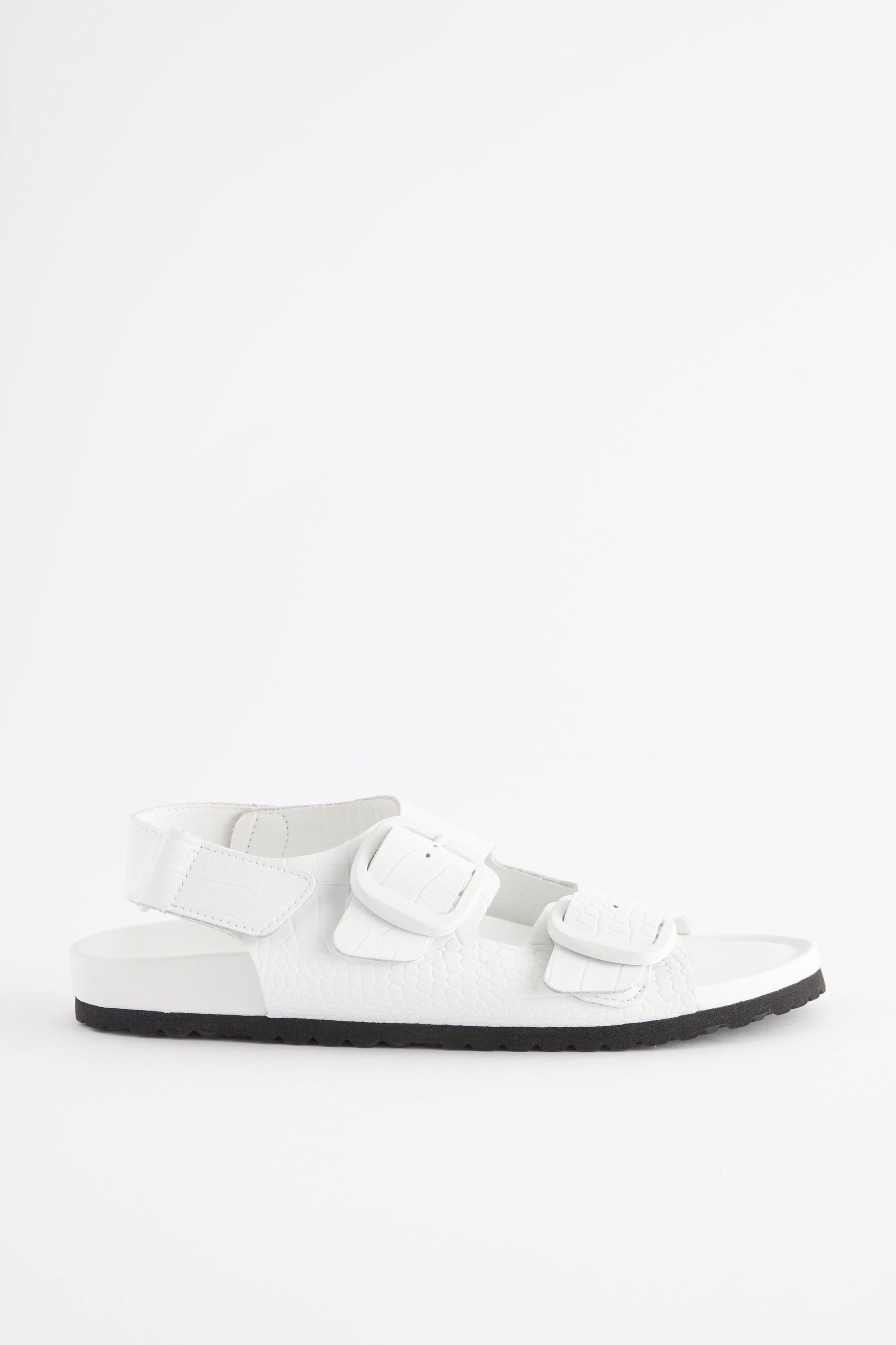 Next Ledersandalen mit Fersenriemen und Fußbett günstig online kaufen