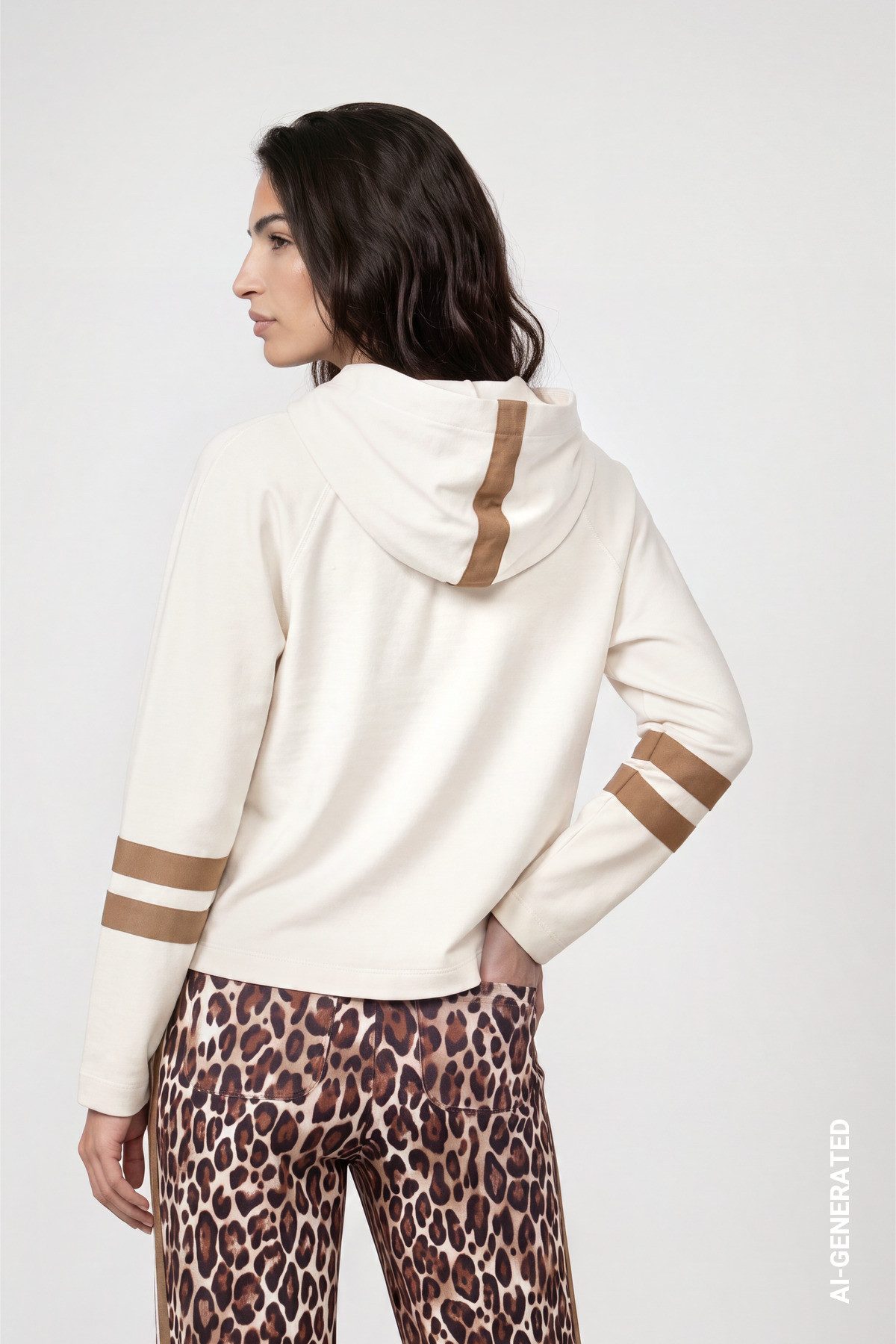 Monari Kapuzensweatshirt mit Colorblock-Design – Bild 3 von 3
