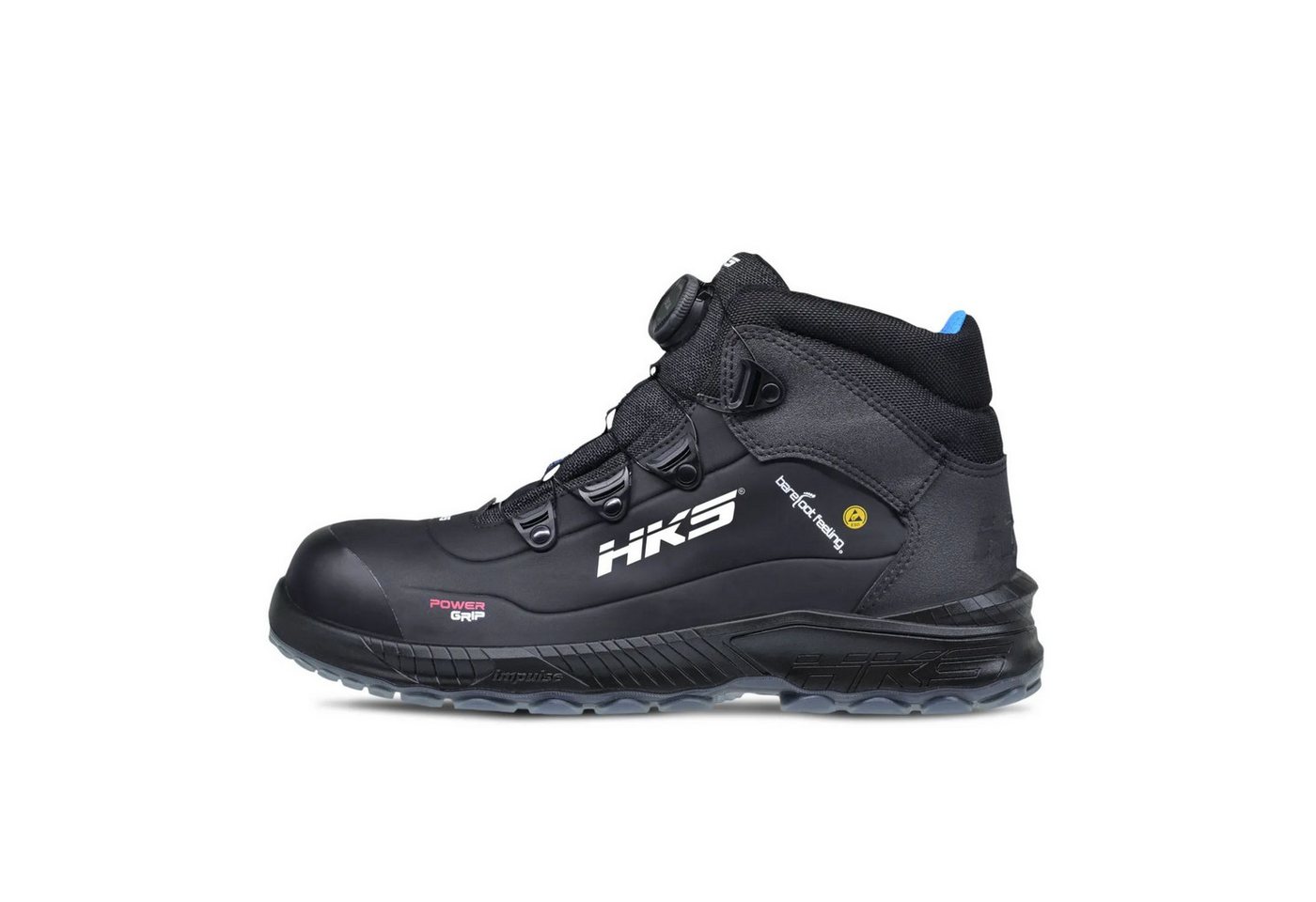 HKS Barfuß Sicherheitshochschuhe S3 "BFS 80 BOA" Sicherheitsschuh