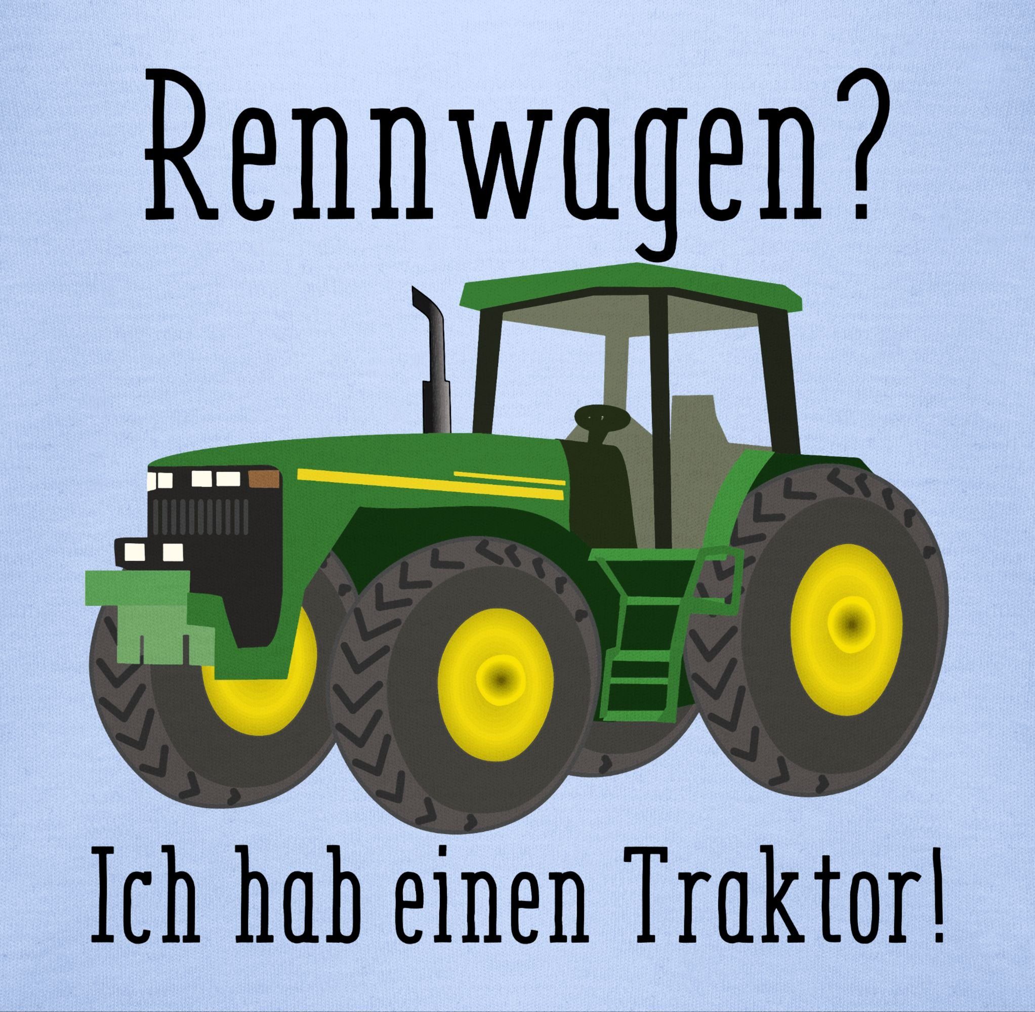 Ich Rennwagen Shirtracer einen Geschenk Traktor habe Ges - Traktor Trecker Bauer T-Shirt Babyblau Landwirt 1