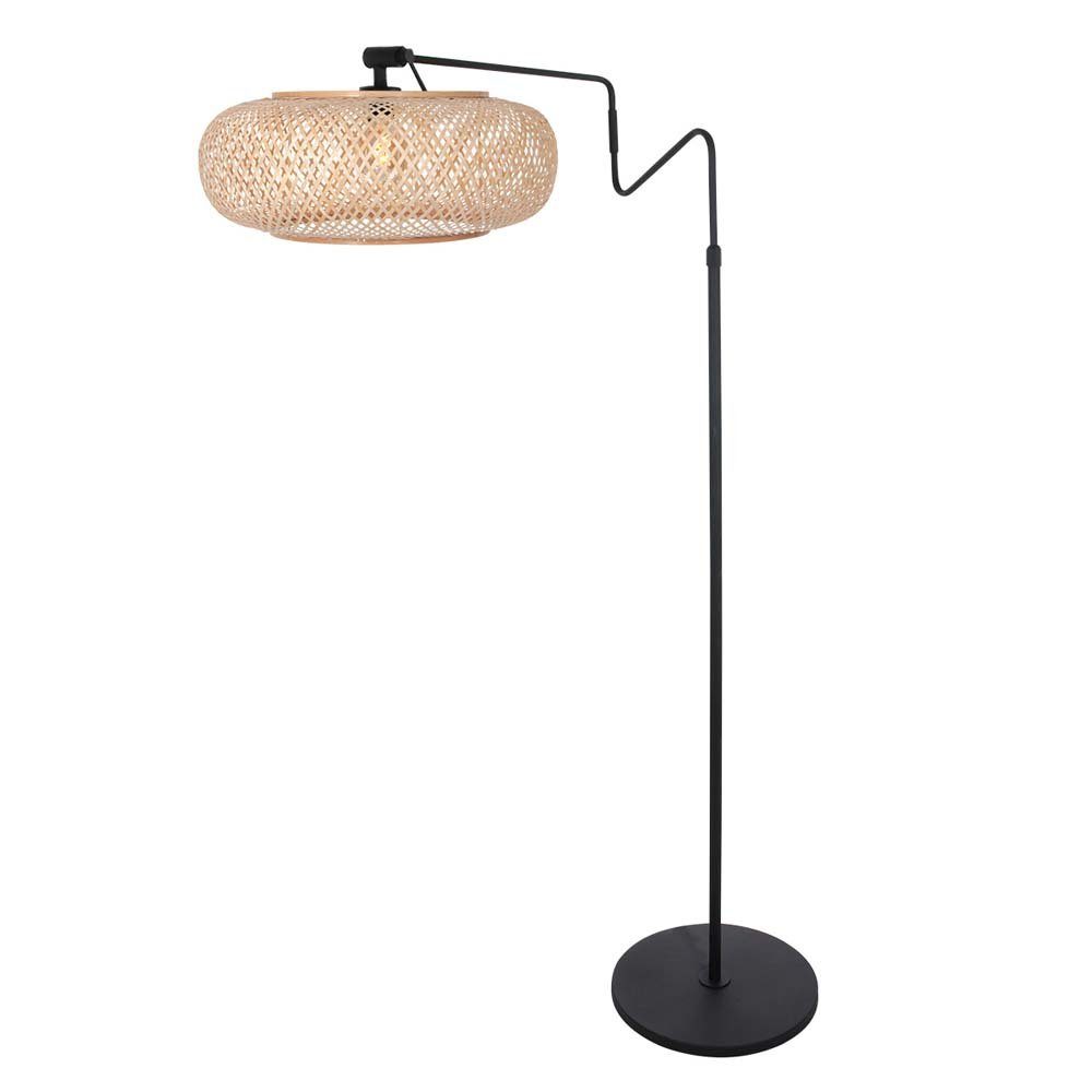 Steinhauer LIGHTING Stehlampe, Stehleuchte Standlampe Wohnzimmerleuchte Schlafzimmerlampe Bambus