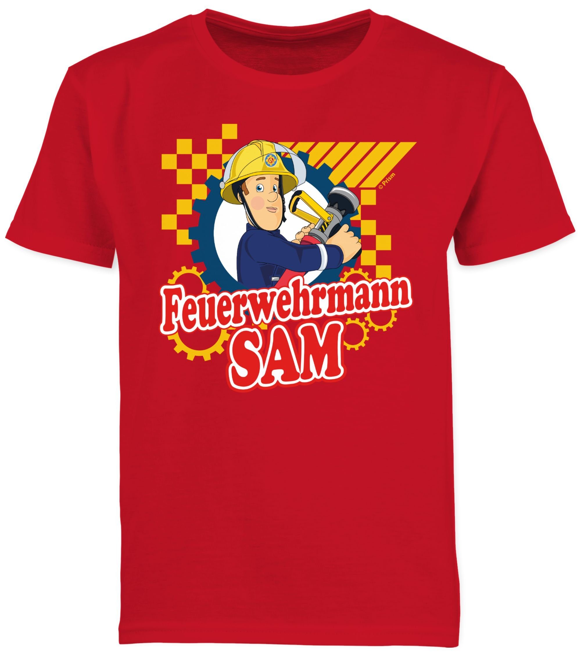 Shirtracer T-Shirt Feuerwehrmann Sam (1-tlg) Feuerwehrmann Sam Jungen