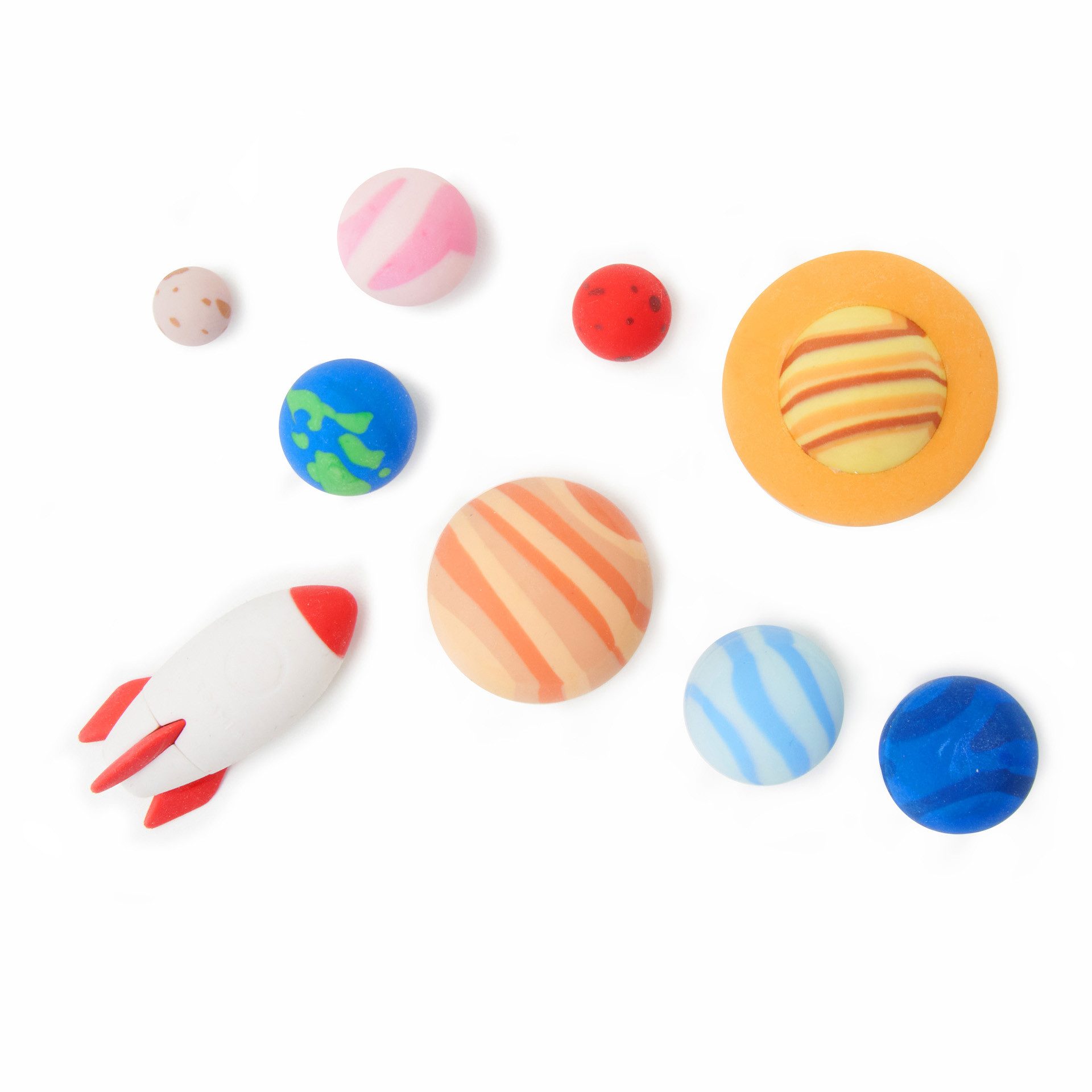 Legami Radiergummi Legami 9 Radiergummis im Set Solar System Sonnensystem