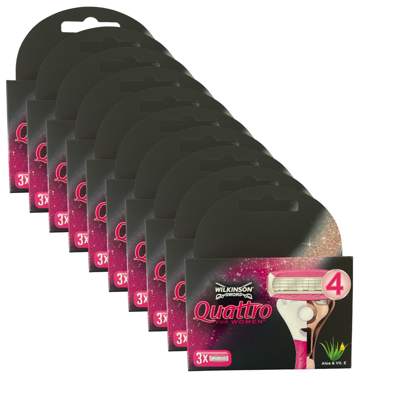 Wilkinson Лезвия для бритвы Wilkinson Quattro for Women, 30-tlg.