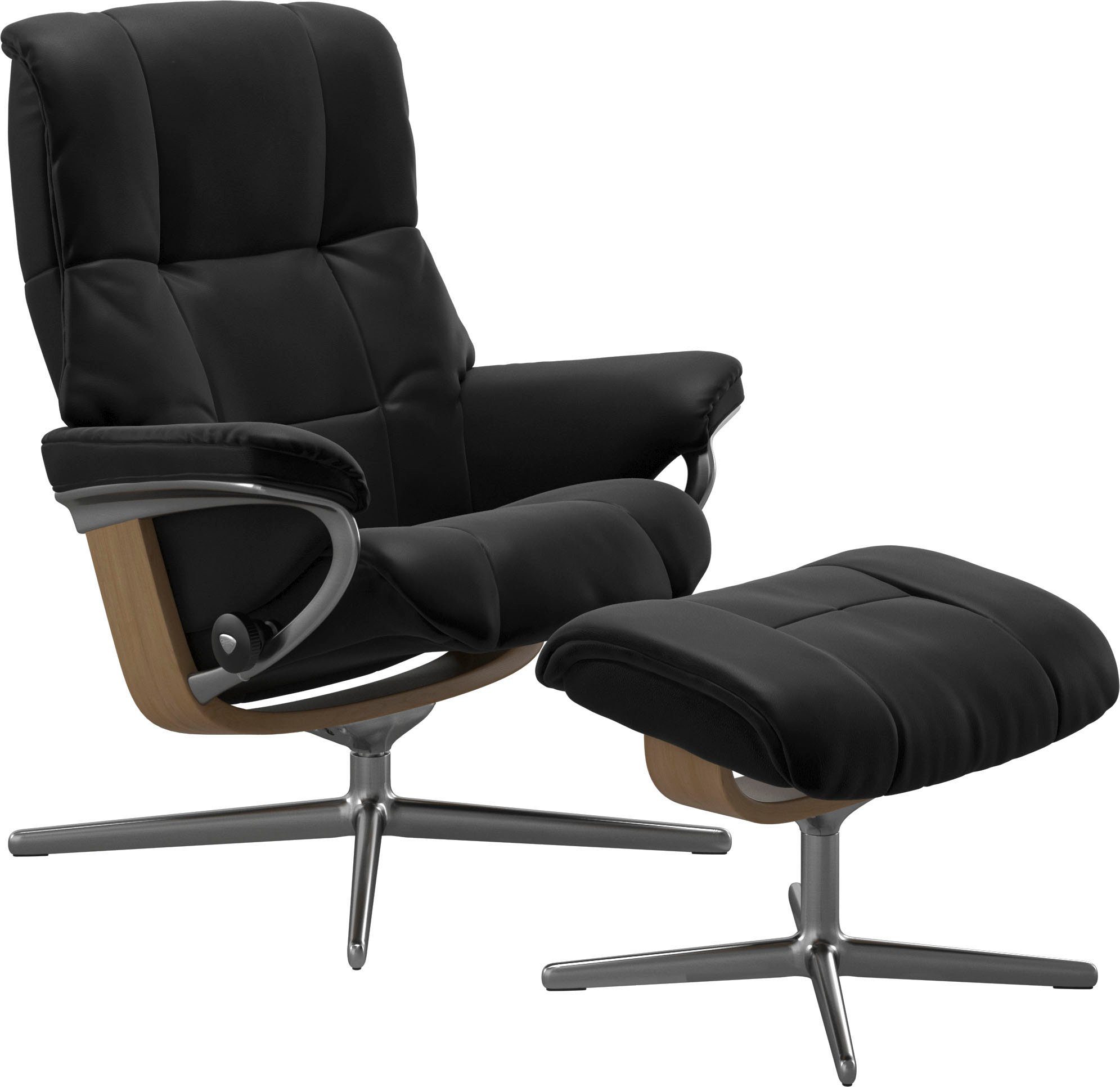 Stressless® Relaxsessel Mayfair, mit Cross Base, Größe S, M & L, Holzakzent Eiche