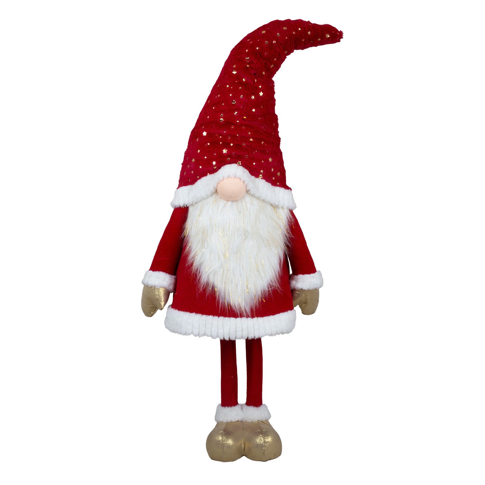 Weihnachtsfigur Wackelgnom Wichtel 100cm (130cm)