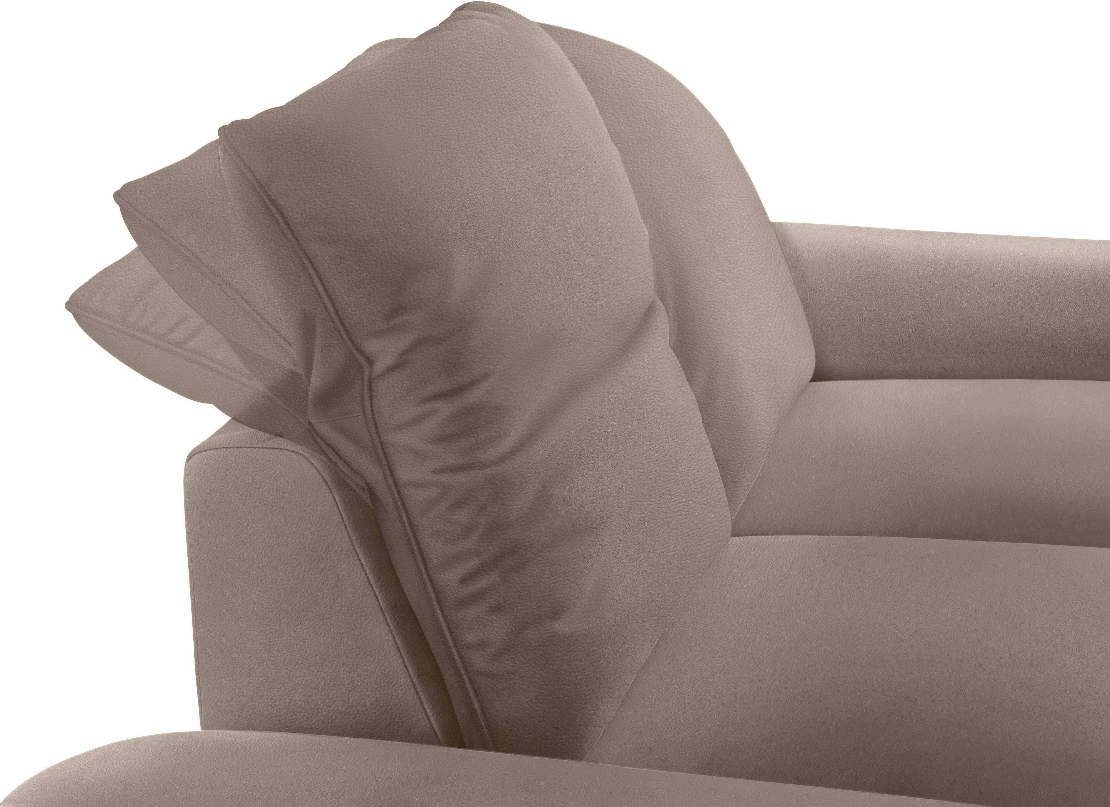 Breite enjoy&MORE, Füße 2,5-Sitzer Sitztiefenverstellung, 232 cm Chrom glänzend, mit W.SCHILLIG