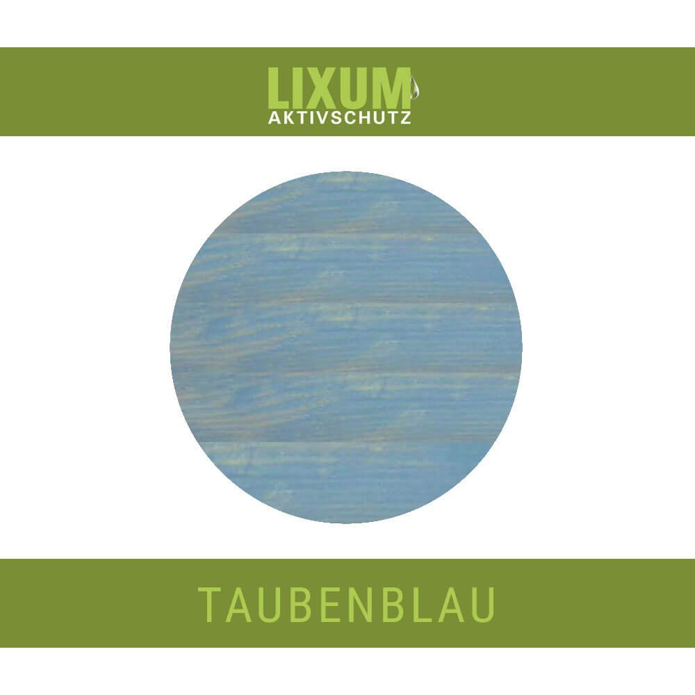 Holzschutzlasur Biologischer Tanne Taubenblau Weichholzschutz Holzschutz - LIXUM LIXUM