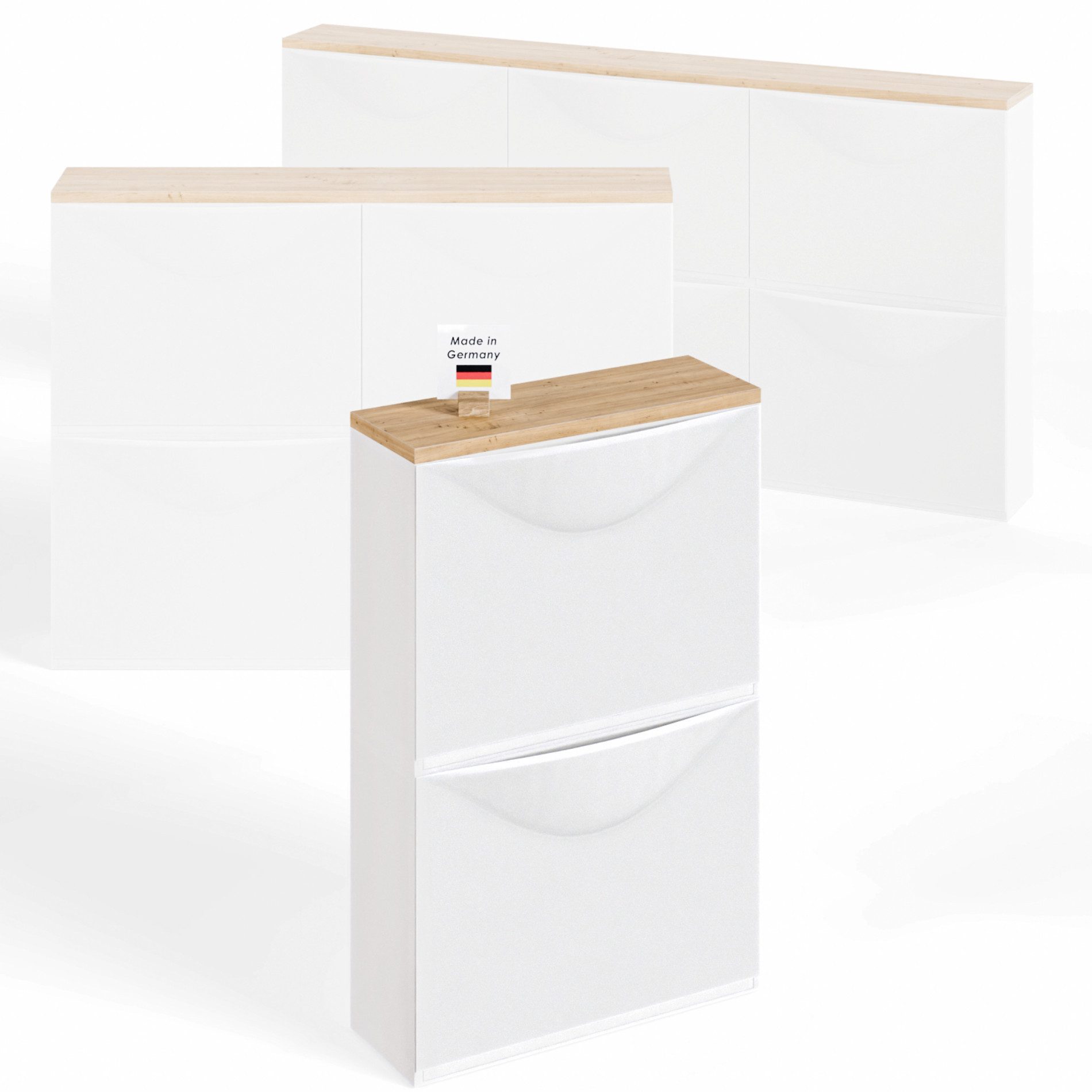 Clutter Cover Abdeckplatte für Trones Schuhschrank, Holzplatte im Stil Eich günstig online kaufen