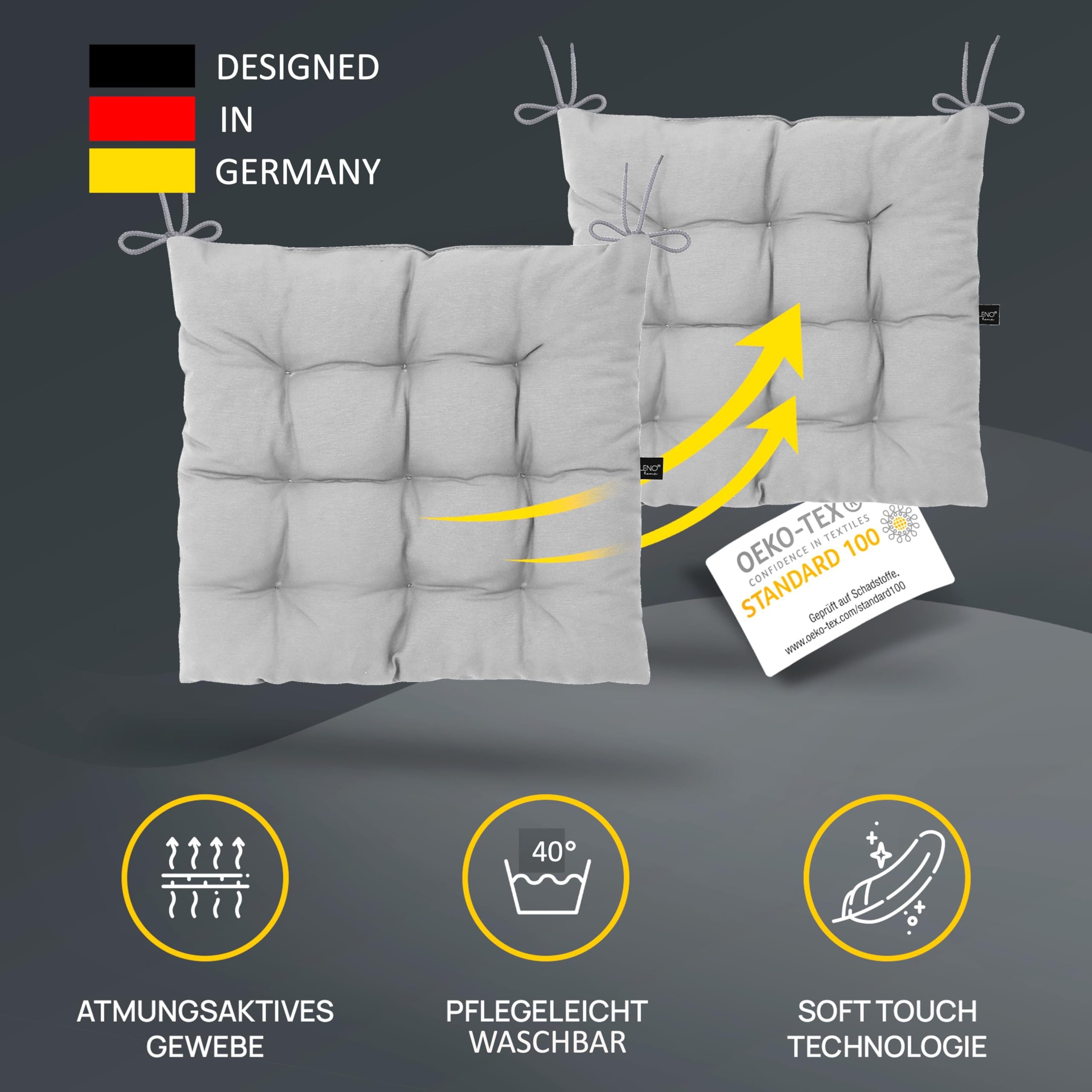 LILENO HOME Stuhlkissen Sitzkissen für Gartenstuhl, günstig online kaufen