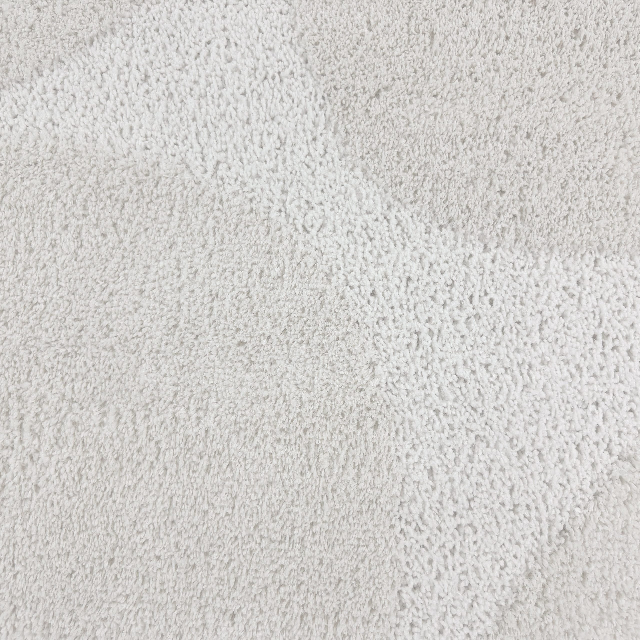 Carpetia Teppich Weicher Hochflor Teppich Pflegeleicht mit modernem 3D-Muster in Creme, rechteckig – Bild 4 von 5