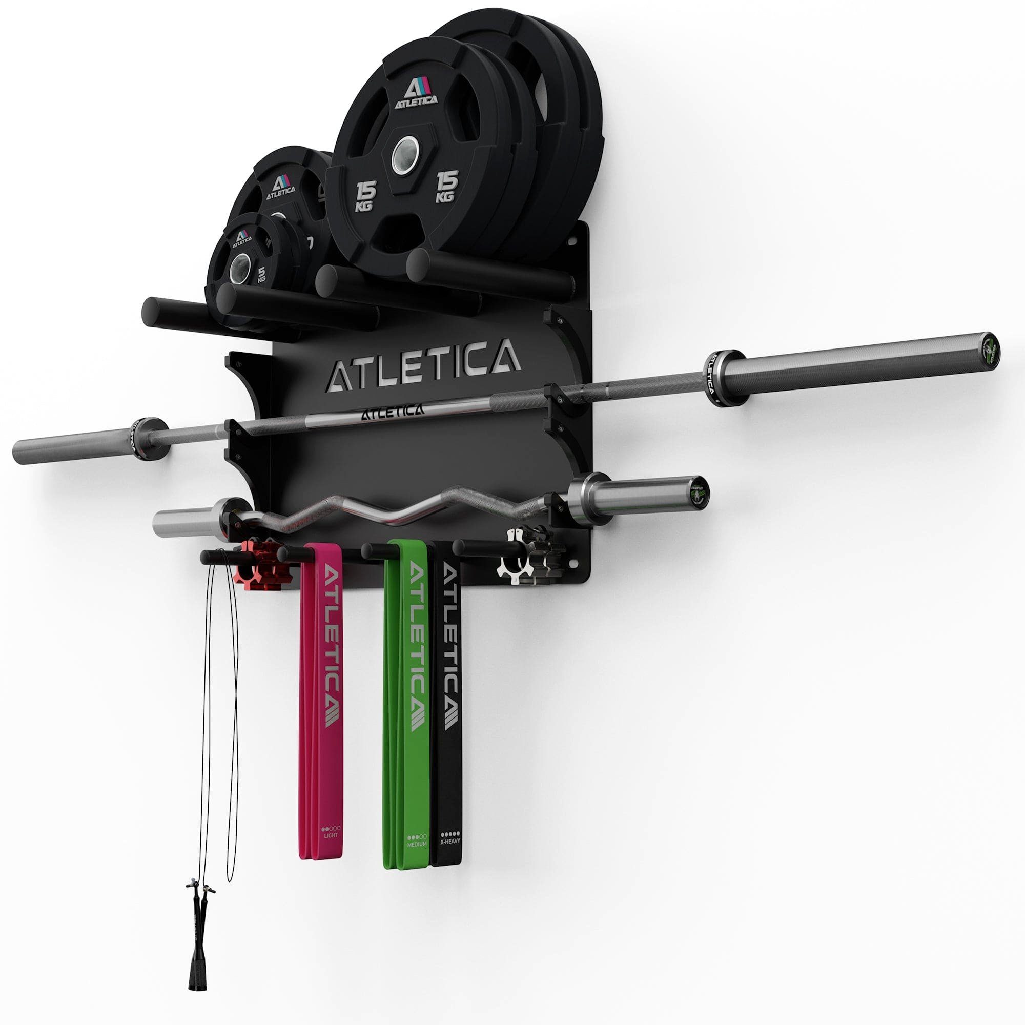 ATLETICA Power Rack Kurzhantel Halterungen Set