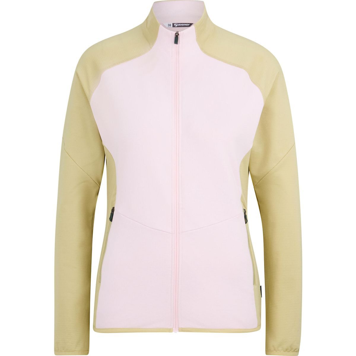 Ziener Fleecejacke Jacaro-z Midlayer Lady Elastische Damen Midlayer Jacke mit optimaler Bewegungsfreiheit