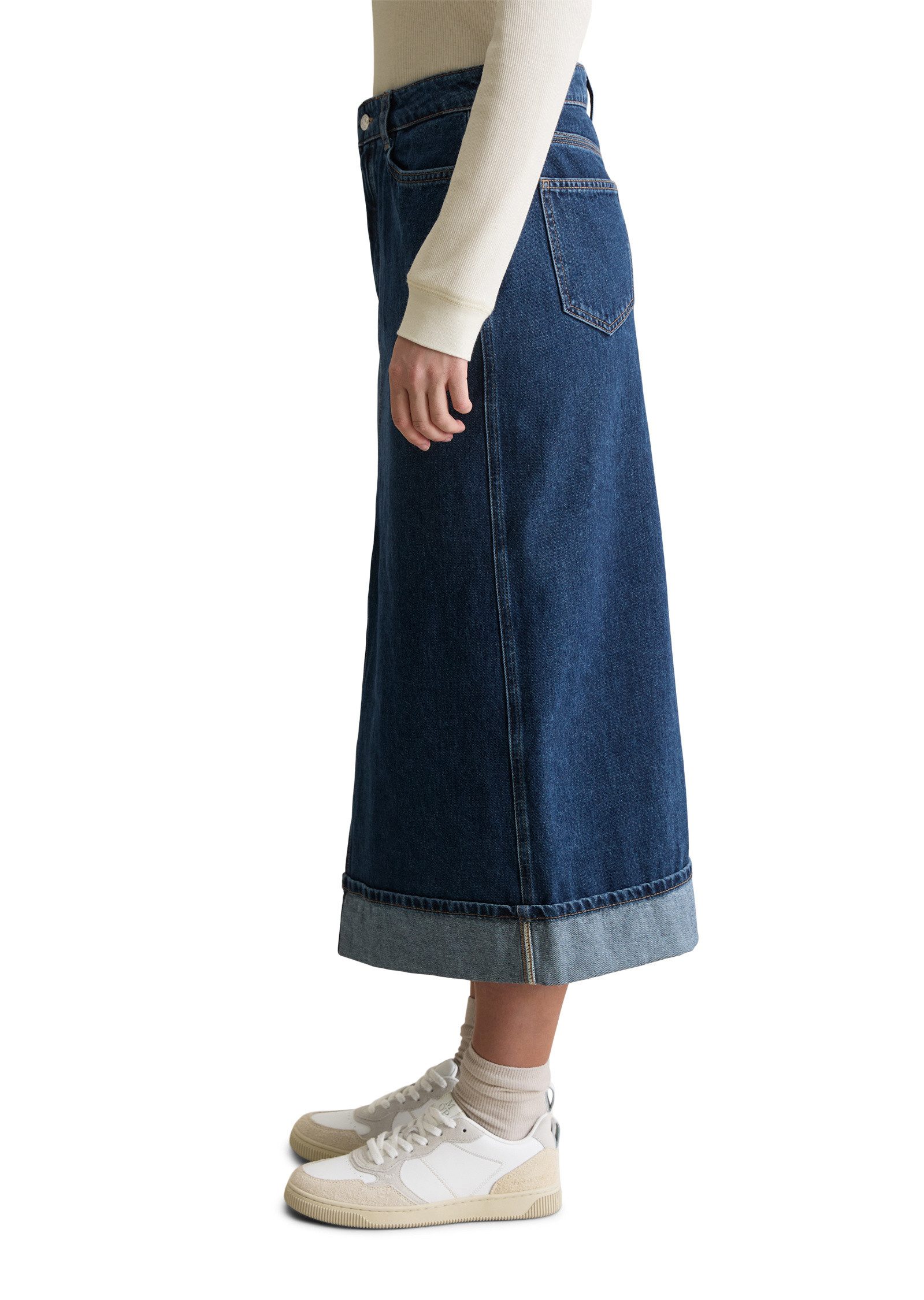 Marc O'Polo DENIM Jeansrock aus Rigid Denim ohne Elasthan