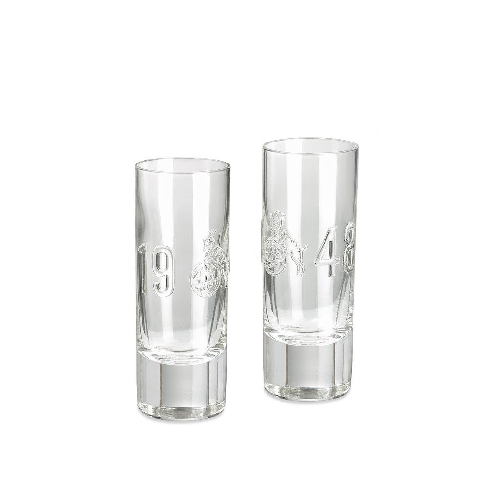 VertriebsArena GmbH Glas 1. FC Köln Schnapsglas "Relief" 2er Set
