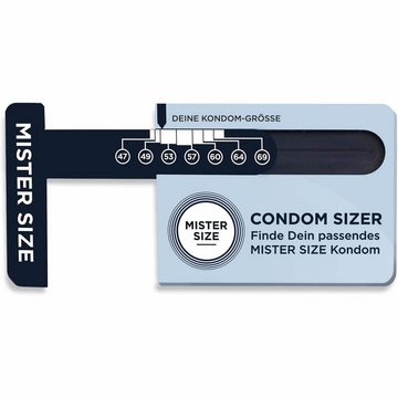 MISTER SIZE Kondome Condom Sizer Sprache: Englisch, 1 St., find your personal condom size