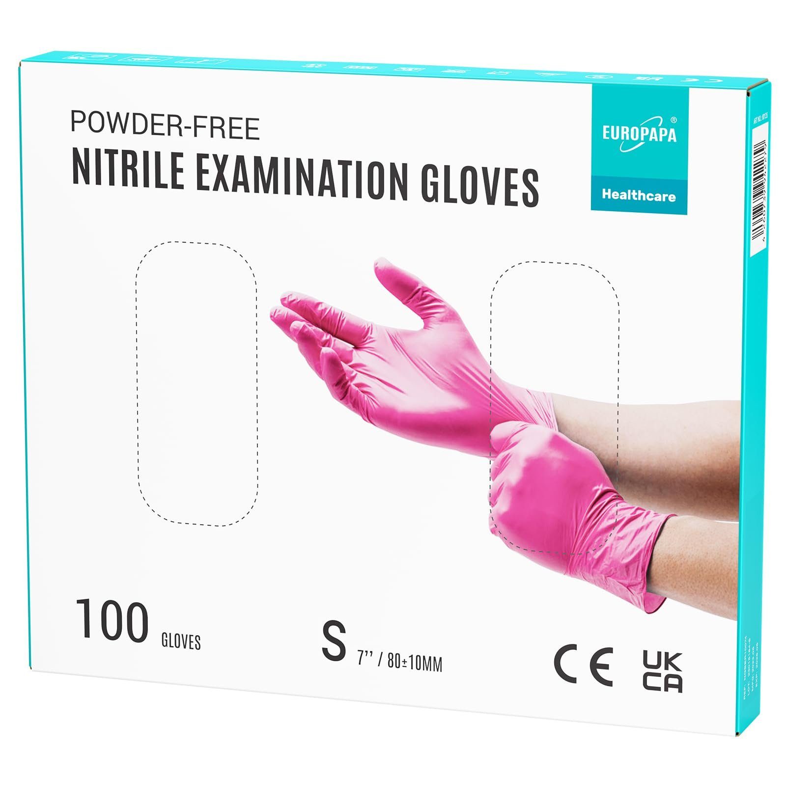 EUROPAPA Nitril-Handschuhe Medical Einmalhandschuhe Untersuchungshandschuhe günstig online kaufen
