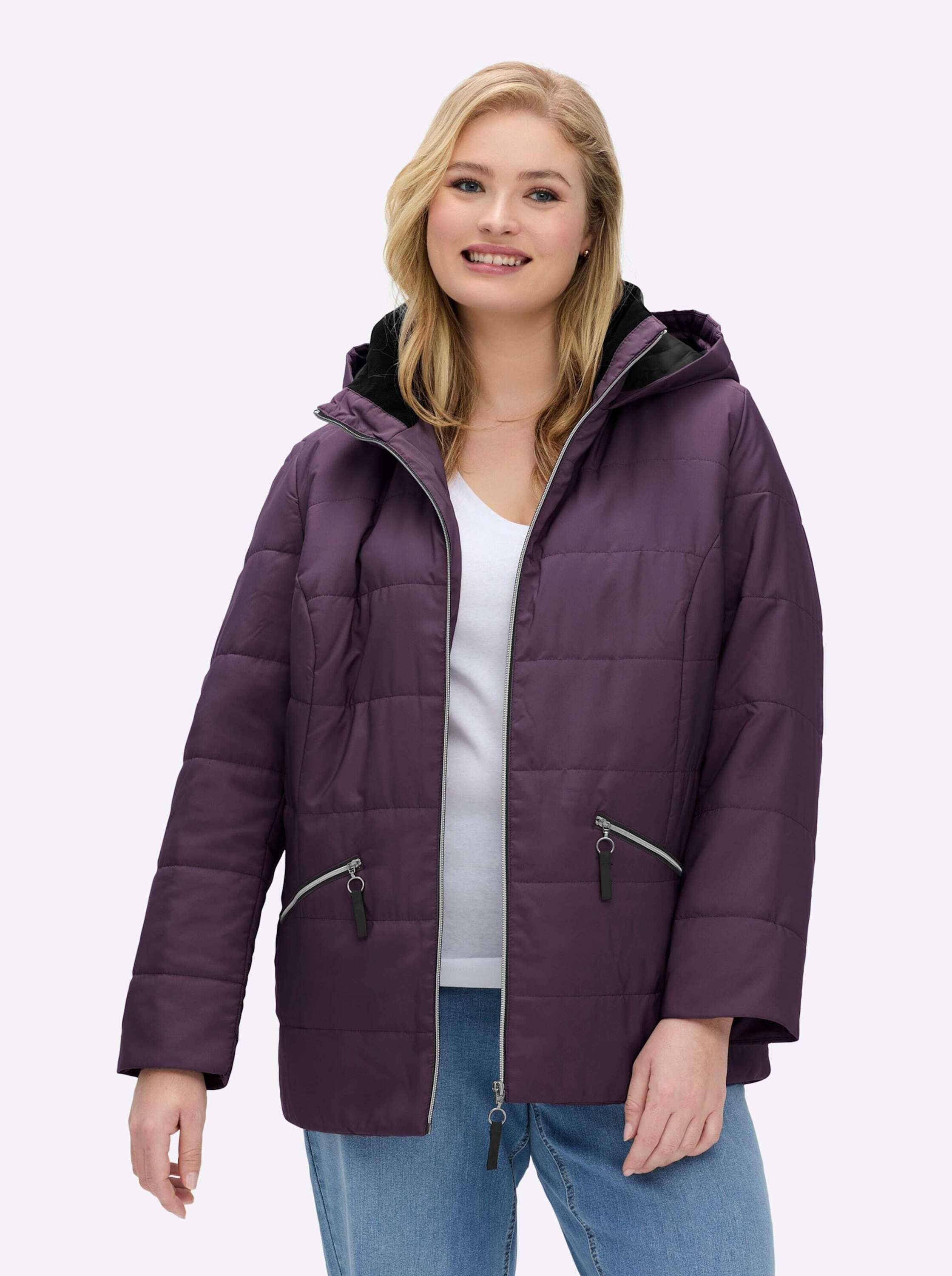 Sieh an! Allwetterjacke Steppjacke Langarm