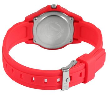 Q&Q Quarzuhr analoge Kinderuhr mit Silikonarmband 10 Bar wasserdicht V26A-00