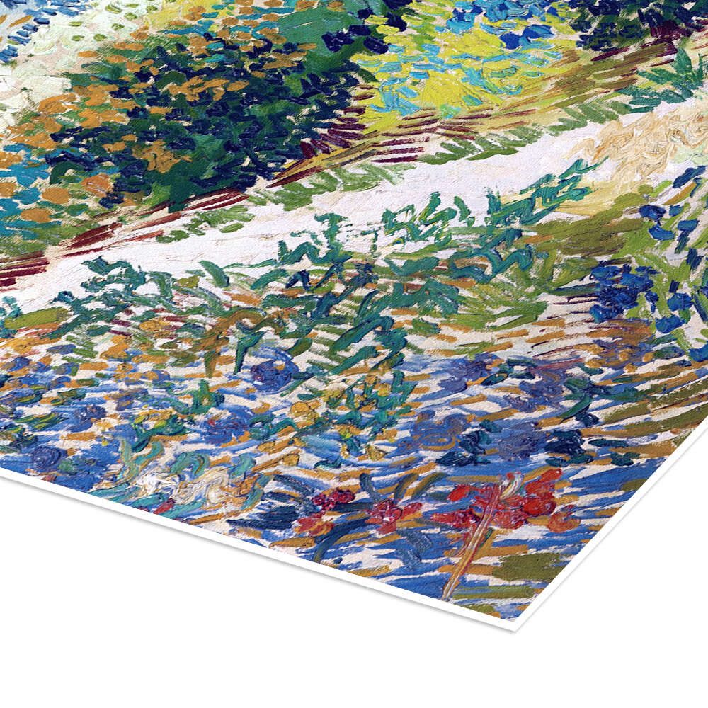 Posterlounge Wandbild Garten bei Arles (Detail), Vincent van Gogh, erhältlich als Poster, Leinwandbild, Wandsticker oder Acrylglasbild