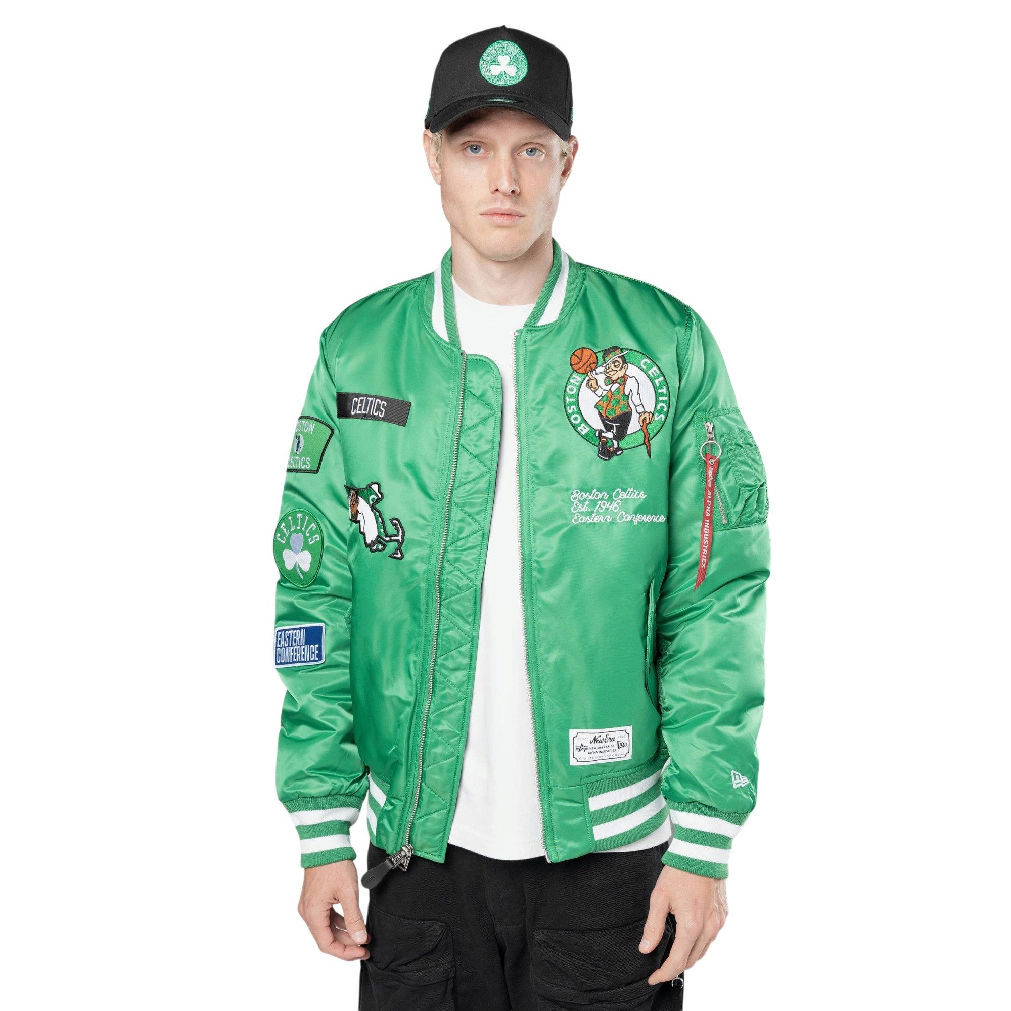 New Era Bomberjacke ALPHA Boston Celtics