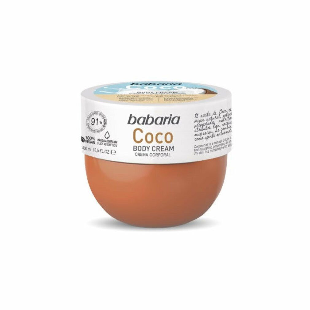babaria Körperpflegemittel Kokosnuss Körpercreme 400ml