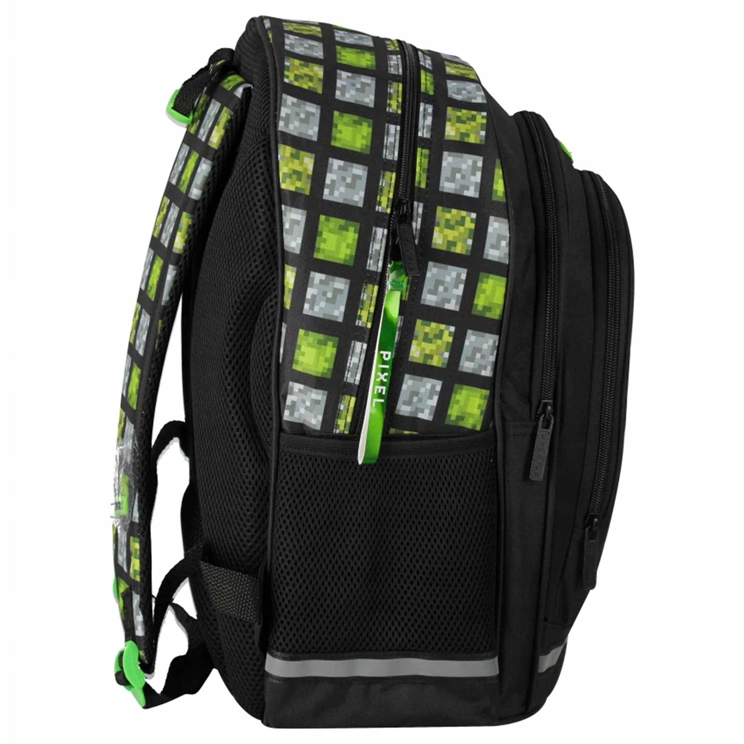 Pixel Schulrucksack Pixel Game Schulrucksack für Jungen 40x29x20cm, gepolstert – Bild 4 von 5