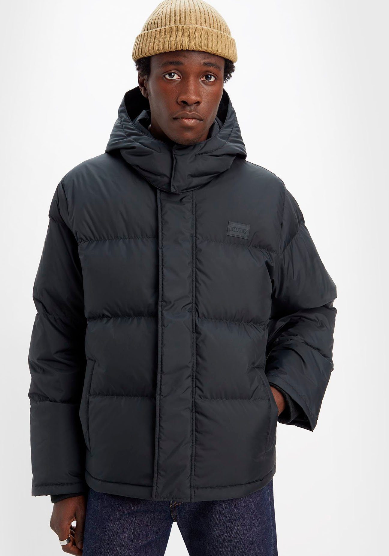 Levi's® Steppjacke LV Jacke LAUREL SHORT PUFFER jet black