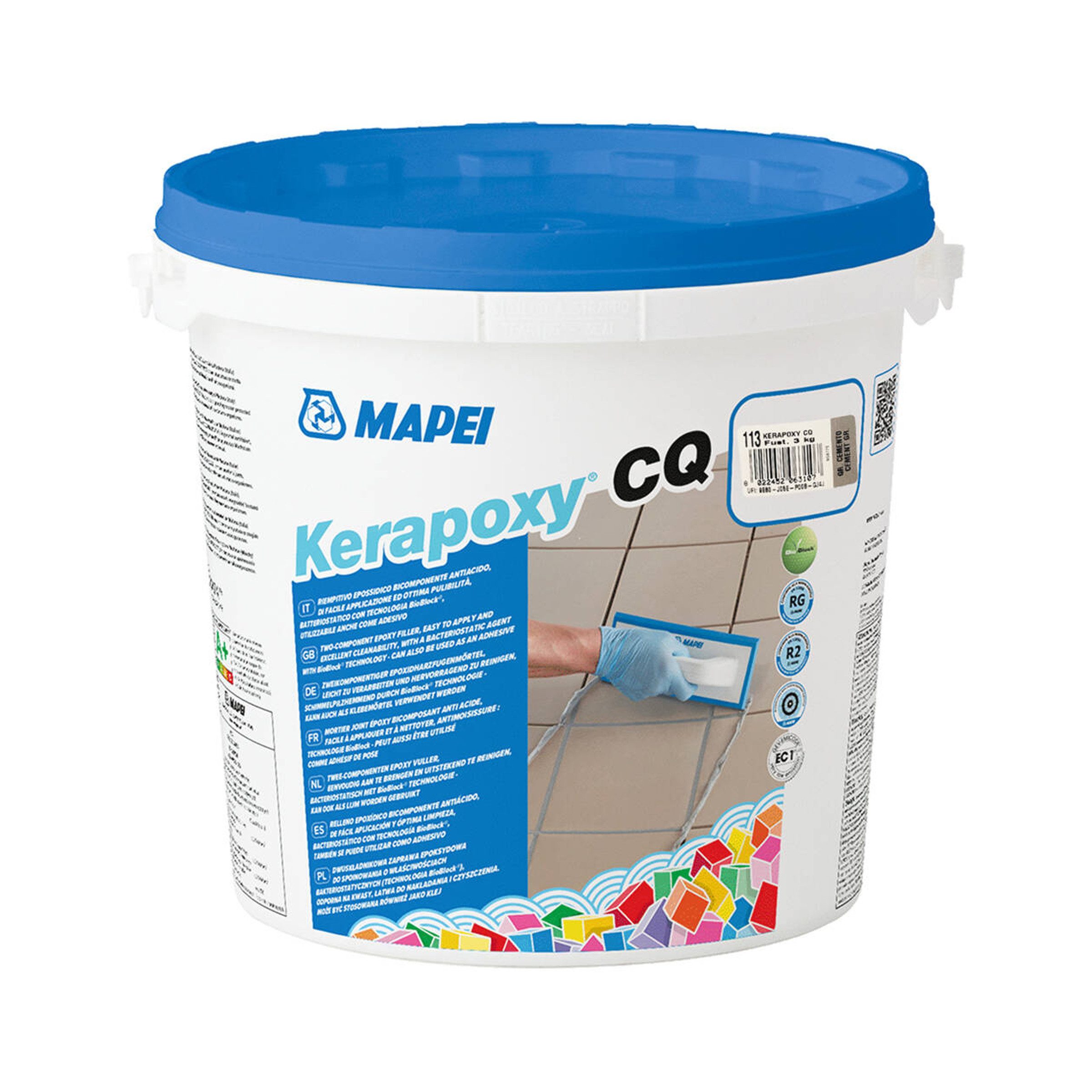 MAPEI Fugenmörtel Mapei Kerapoxy CQ 3kg Epoxidharz Fugenmörtel Designfuge Säurefest
